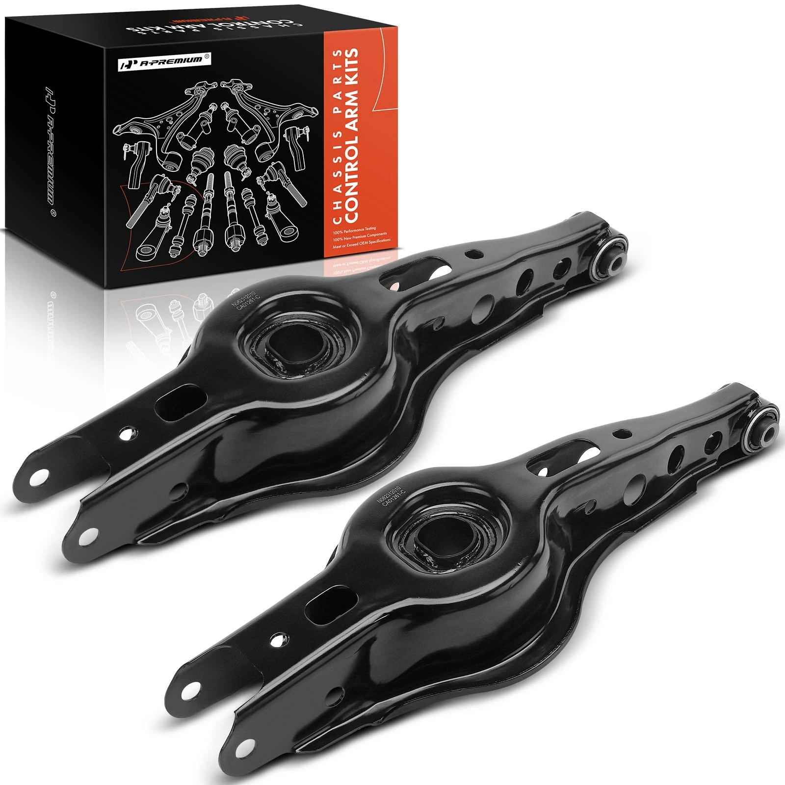 2 Pcs Rear Lower Control Arm