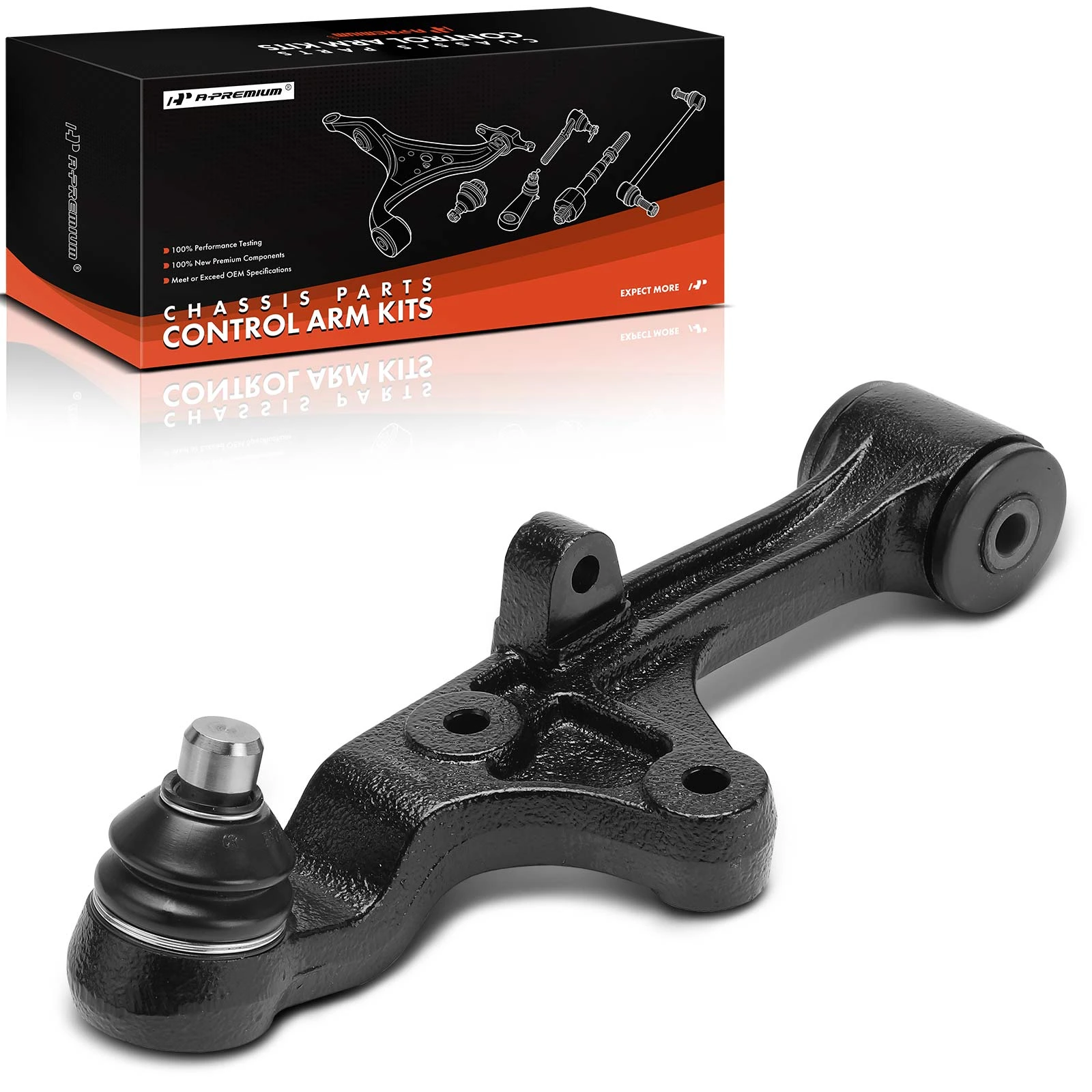 2002-2005 Kia Sedona 1pc Control Arm and Ball Joint Kit, Front Passenger Lower with Ball Joint A-Premium APCA8107