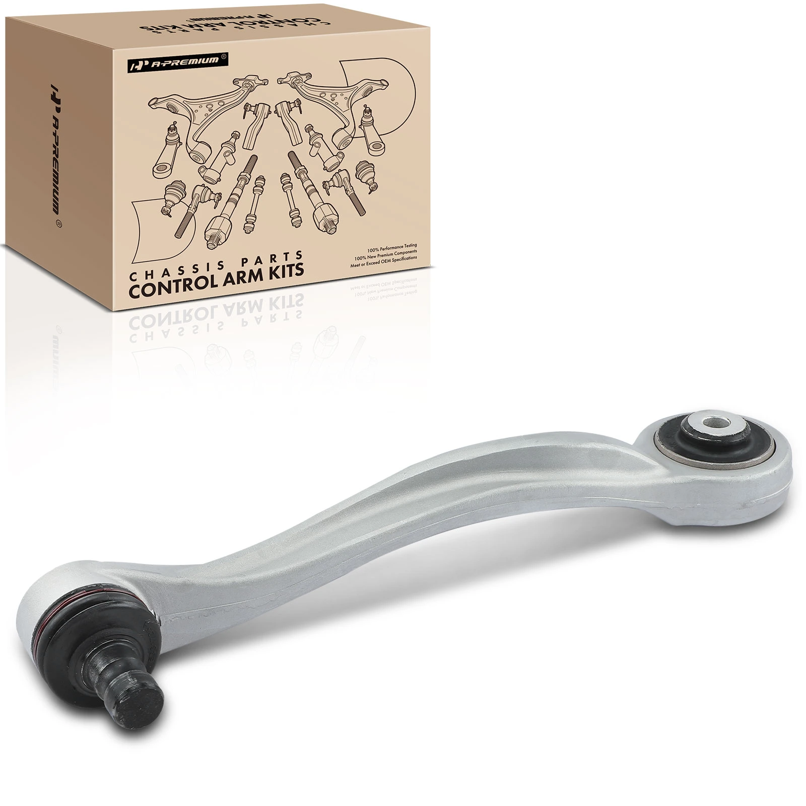 2007-2008 Audi S6 1-Pc Control Arm, Front Driver Upper Rearward with Ball Joint A-Premium APCA4255