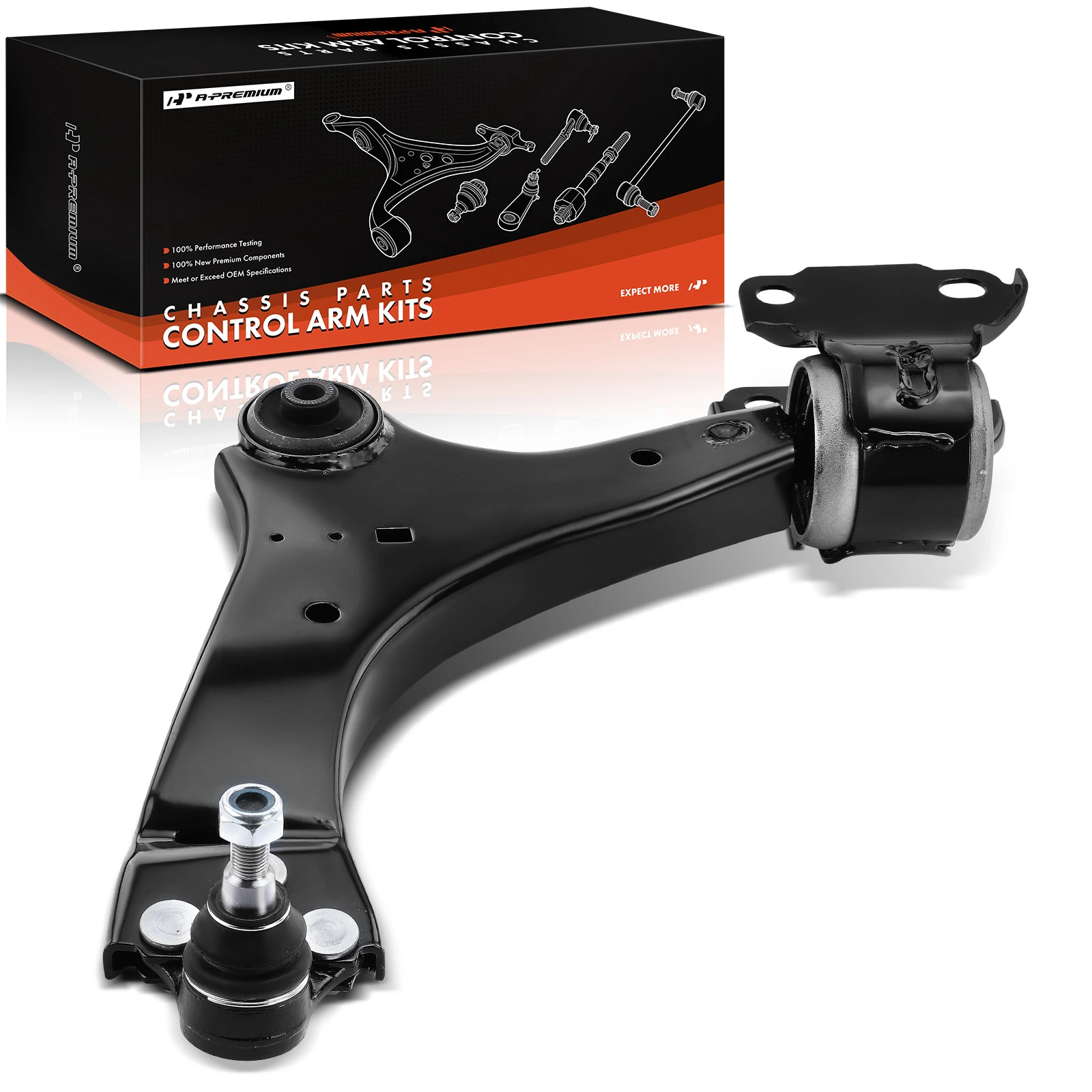 2015-2018 Volvo V60 1-Pc Control Arm and Ball Joint Kit, Front Driver Lower with Ball Joint A-Premium APCA4288