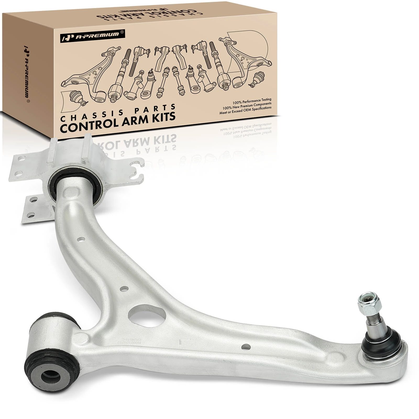 Front Driver Lower Control Arm with Ball Joint