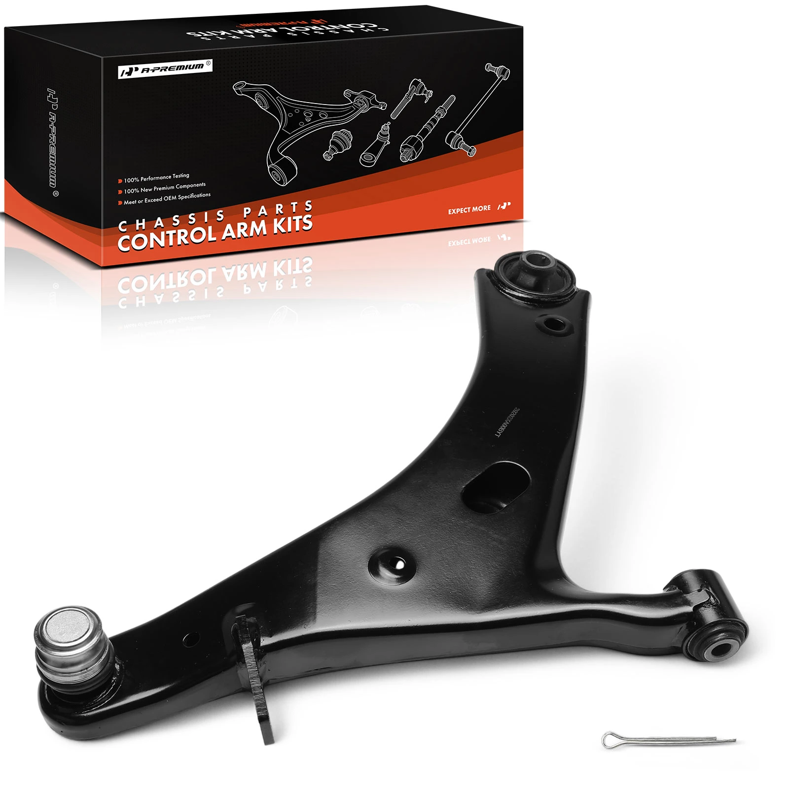 Front Passenger Lower Suspension Control Arm and Ball Joint Assembly