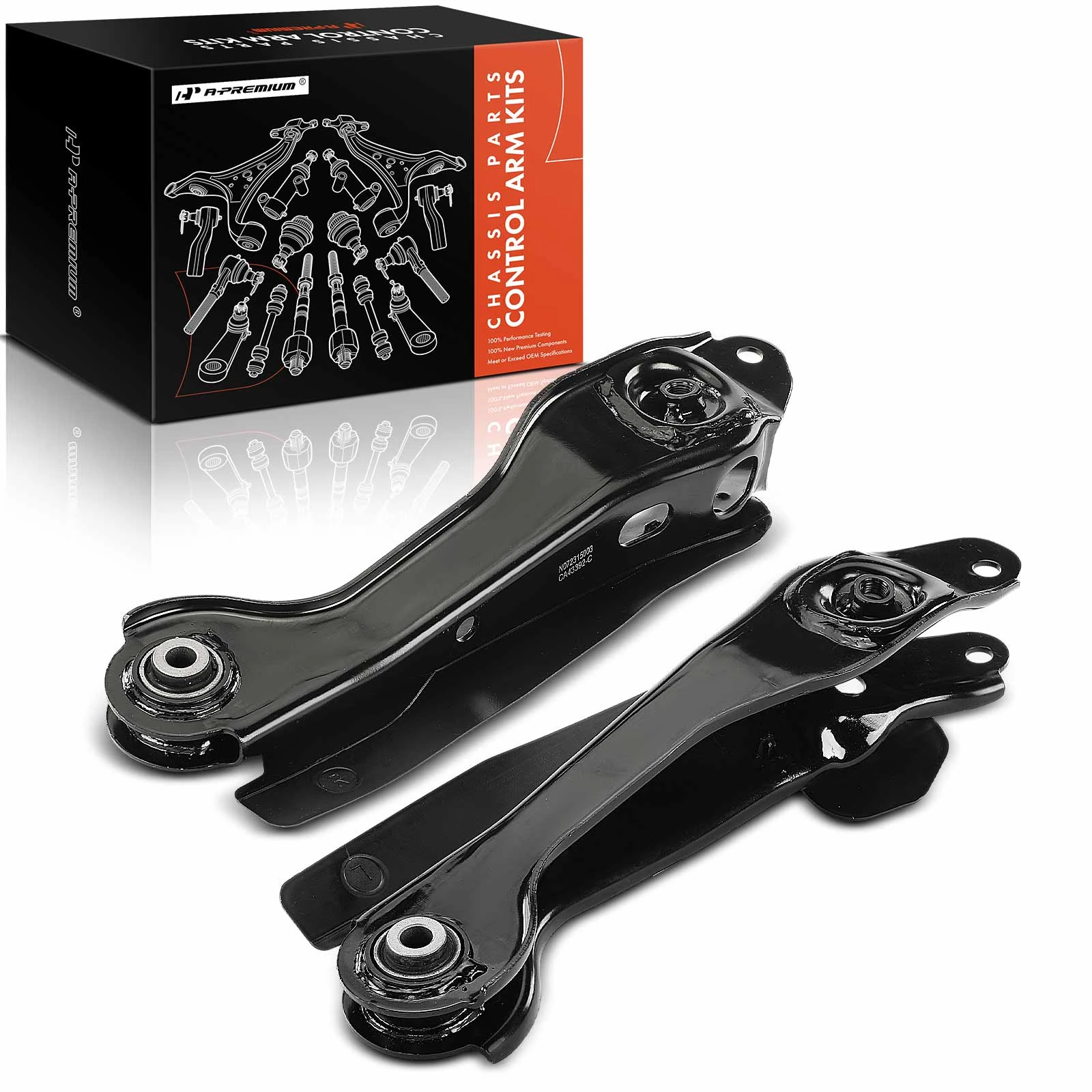 2-Pc Control Arm, Rear Lower Rearward A-Premium APCA7163