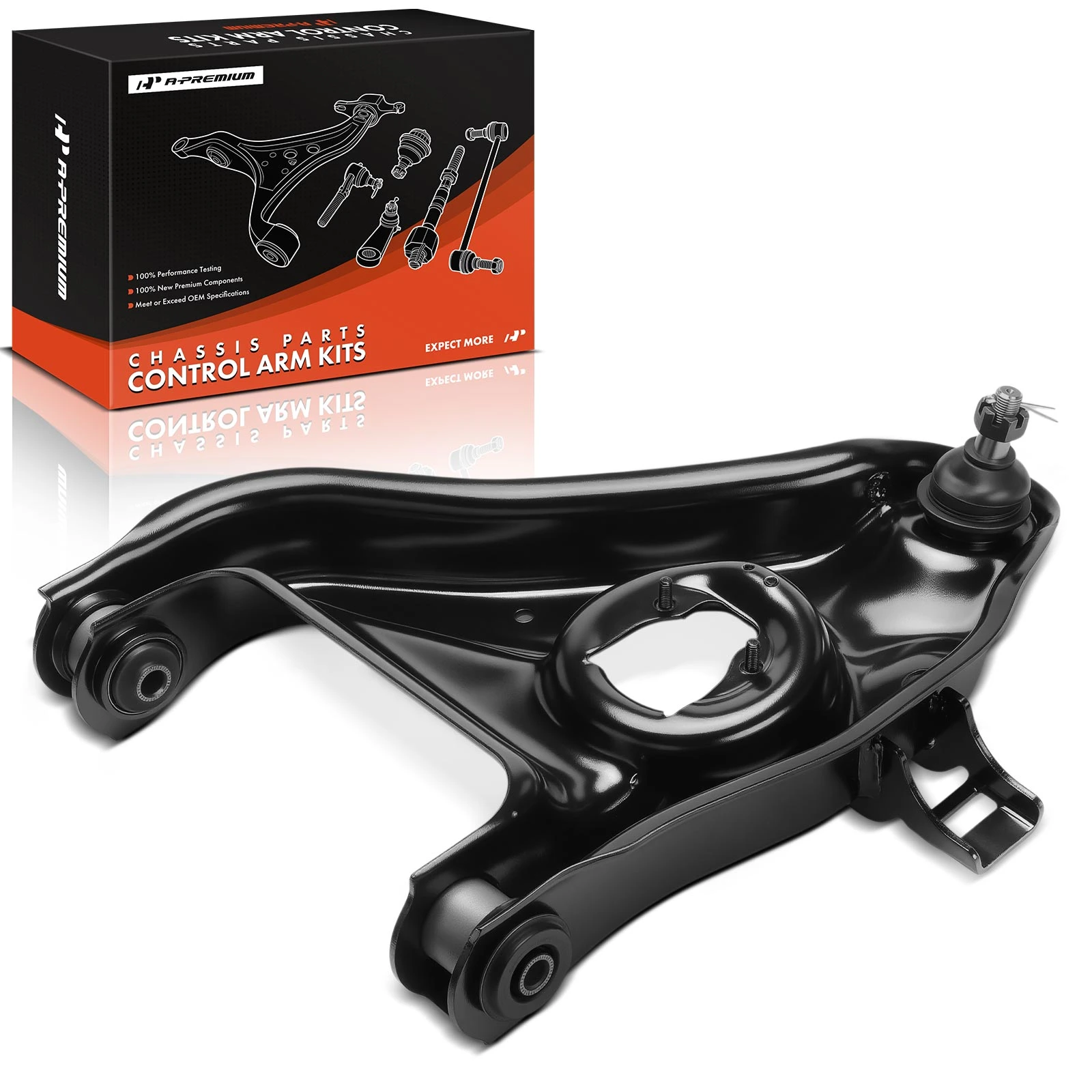 2001-2010 Mazda B2300 1-Pc Control Arm & Ball Joint, Front Passenger Lower with Ball Joint A-Premium APCA8513