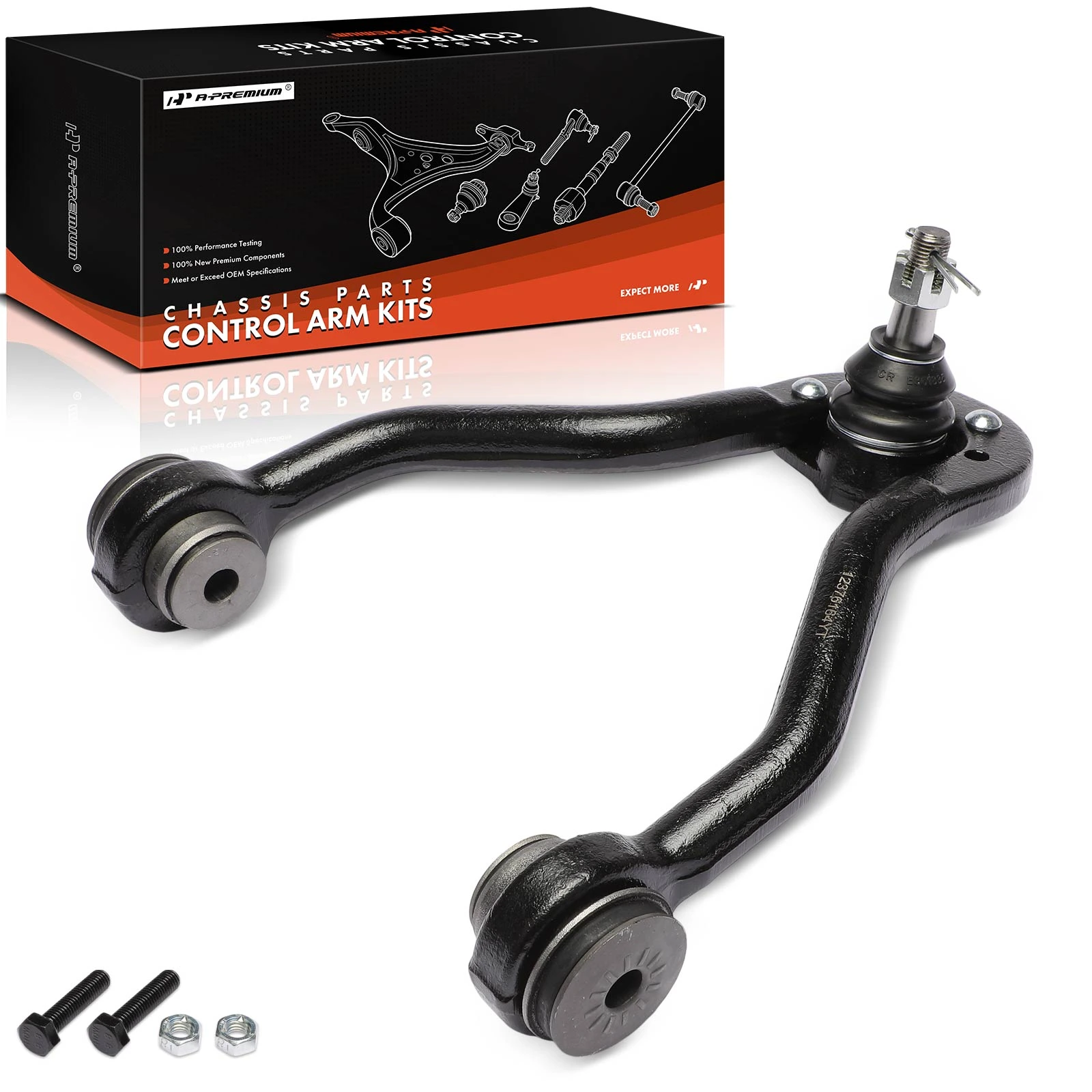 Front Passenger Upper Control Arm with Ball Joint Assembly