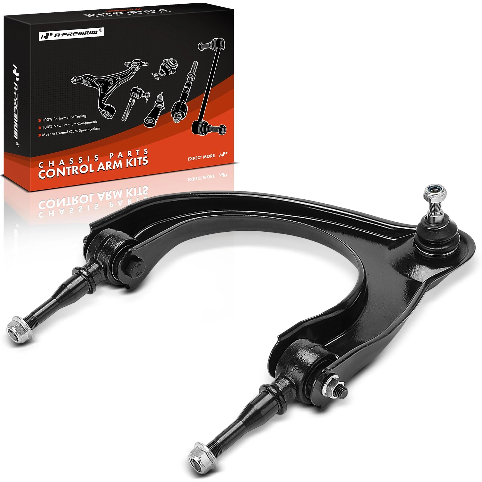 1995-1998 Eagle Talon 1pc Control Arm and Ball Joint Kit, Front Driver Upper with Ball Joint A-Premium APCA8195