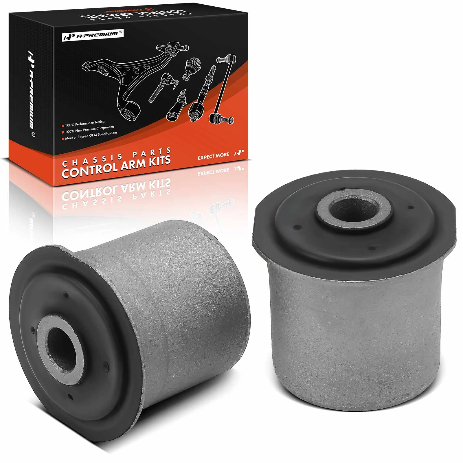 2-Pc Control Arm Bushing, Front Lower A-Premium APCA7403