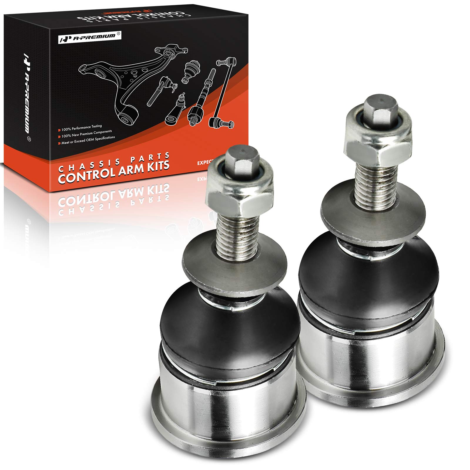 2 Pcs Front Lower Ball Joint