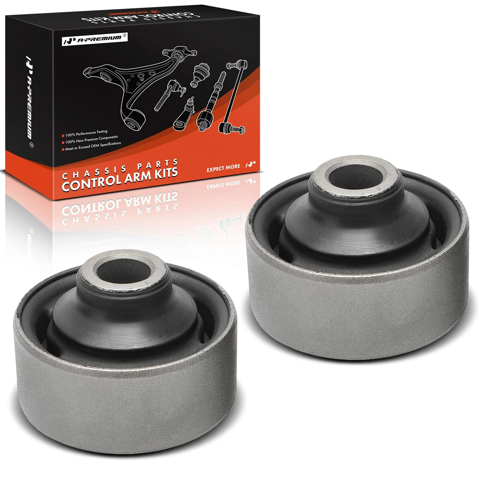 2 Pcs Front Lower Rearward Control Arm Bushing Kit