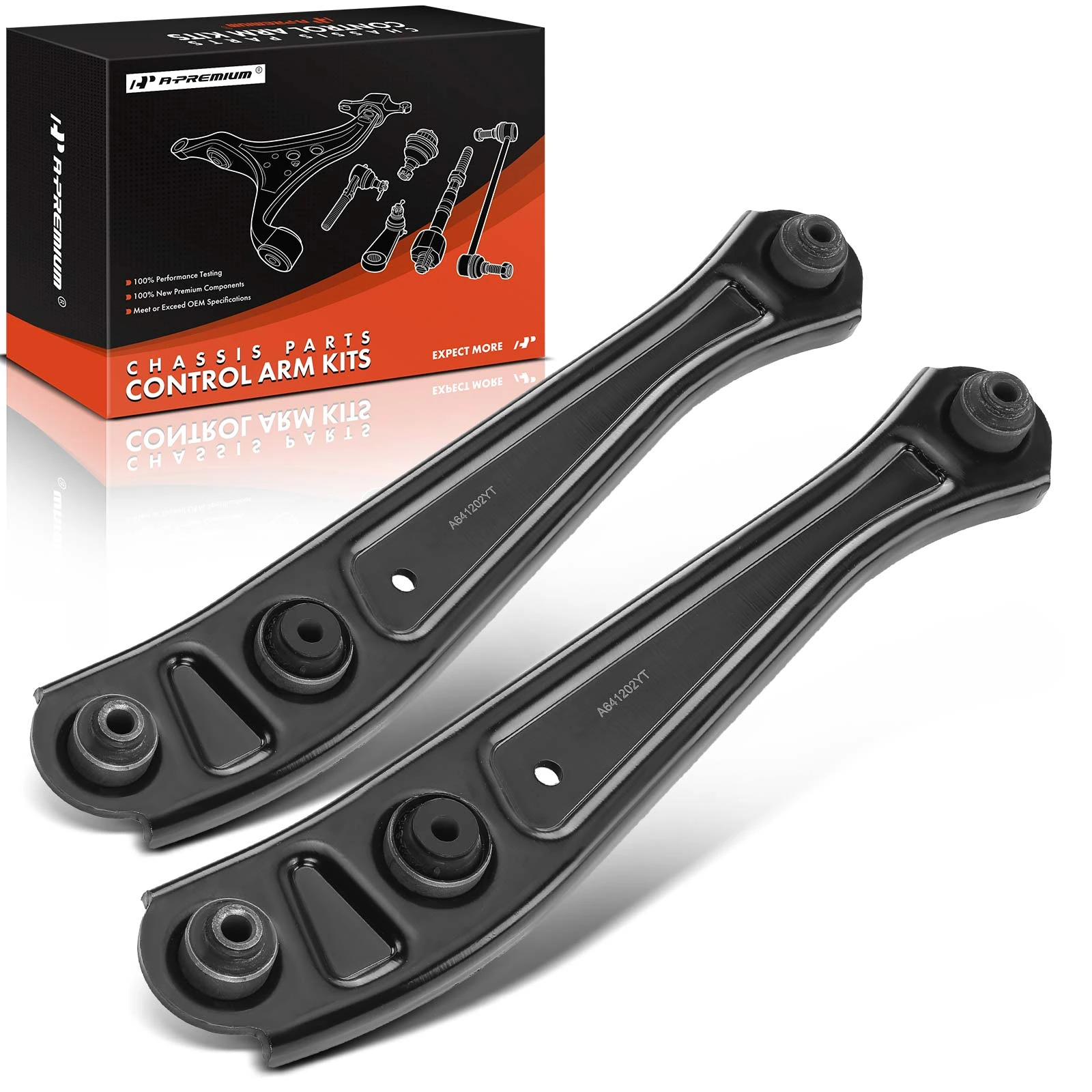 2 Pcs Rear Lower Rearward Control Arm