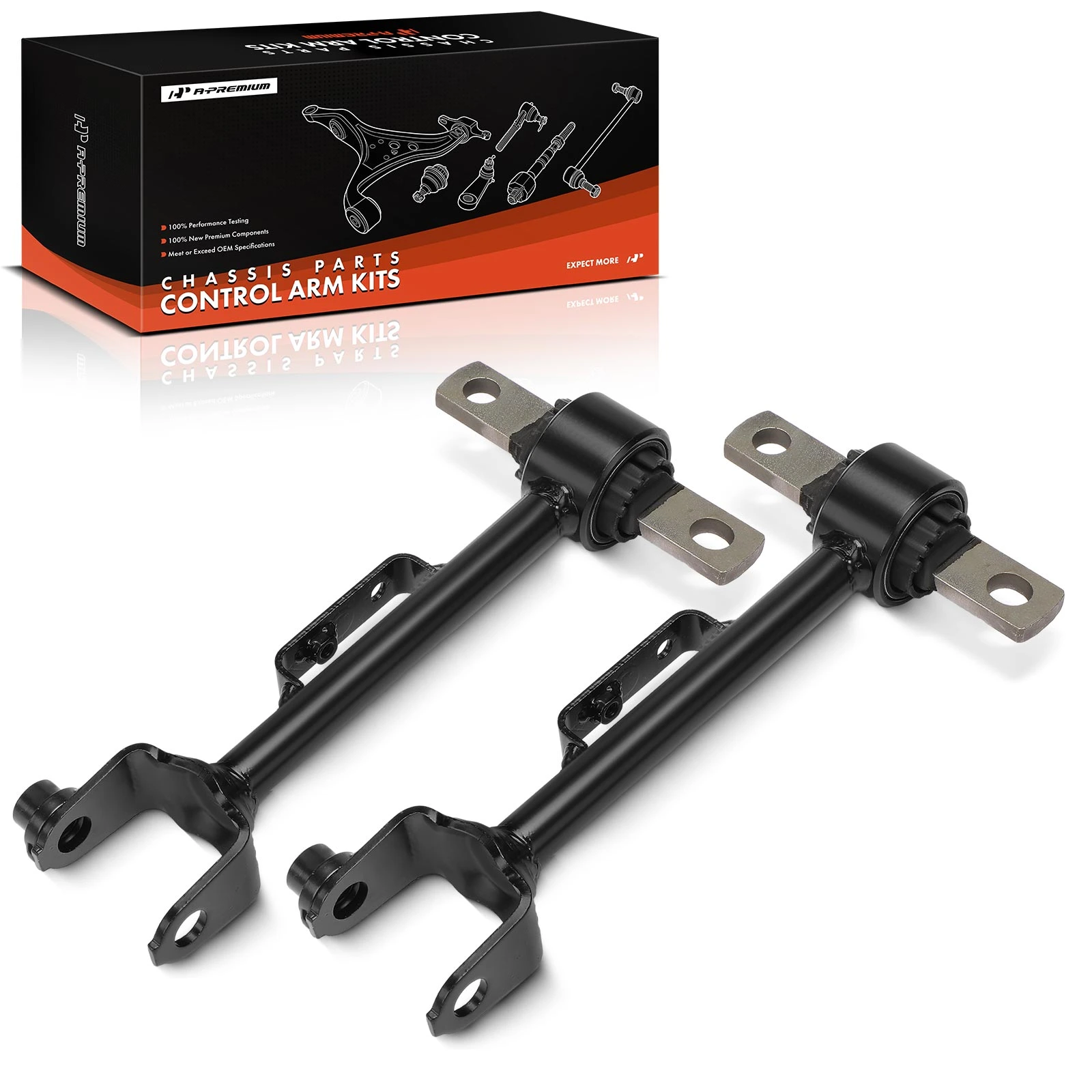 2 Pcs Rear Upper Control Arm Kit