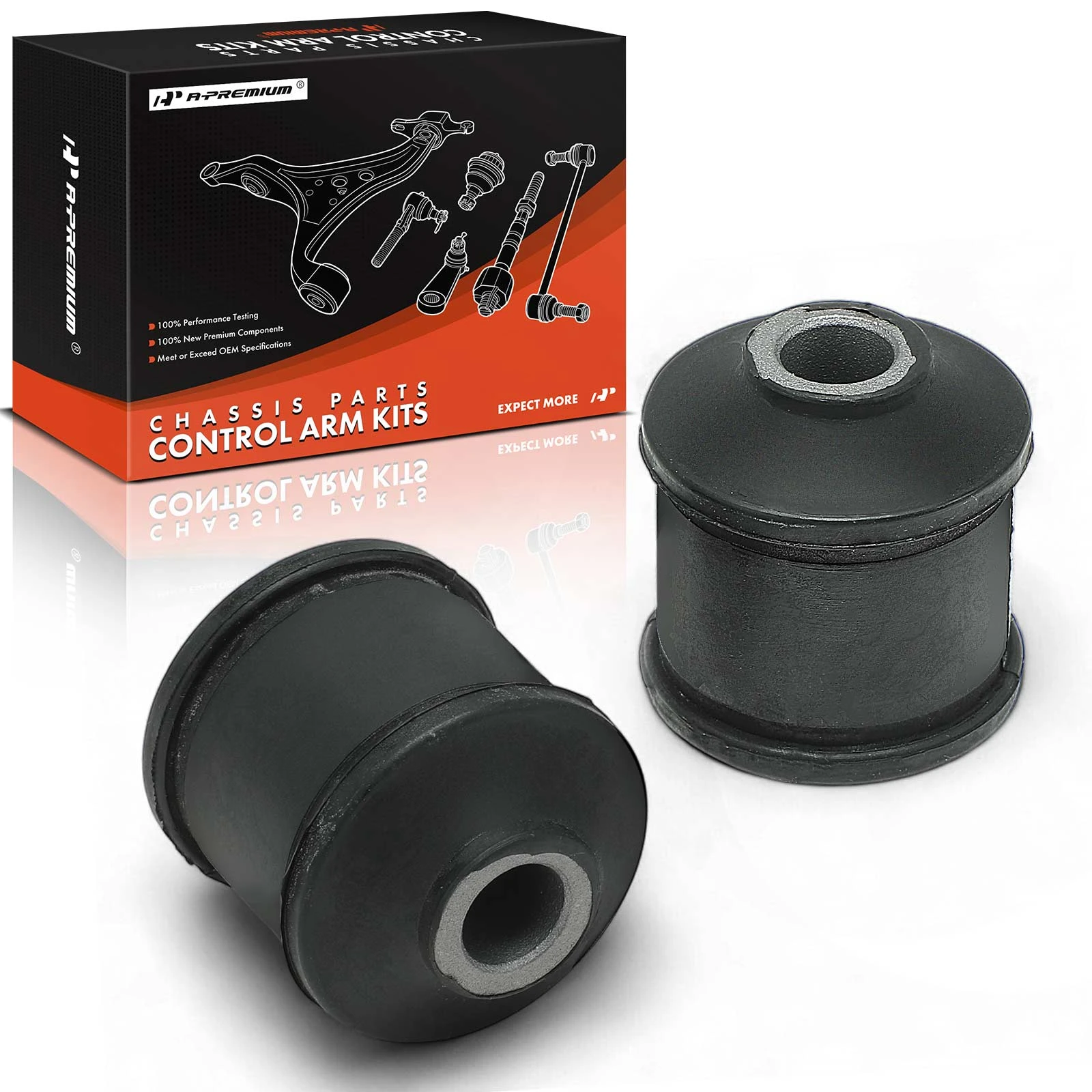 1997-2004 Oldsmobile Silhouette 2pc Control Arm Bushing, Front Driver & Passenger Lower Rearward A-Premium APCA9053