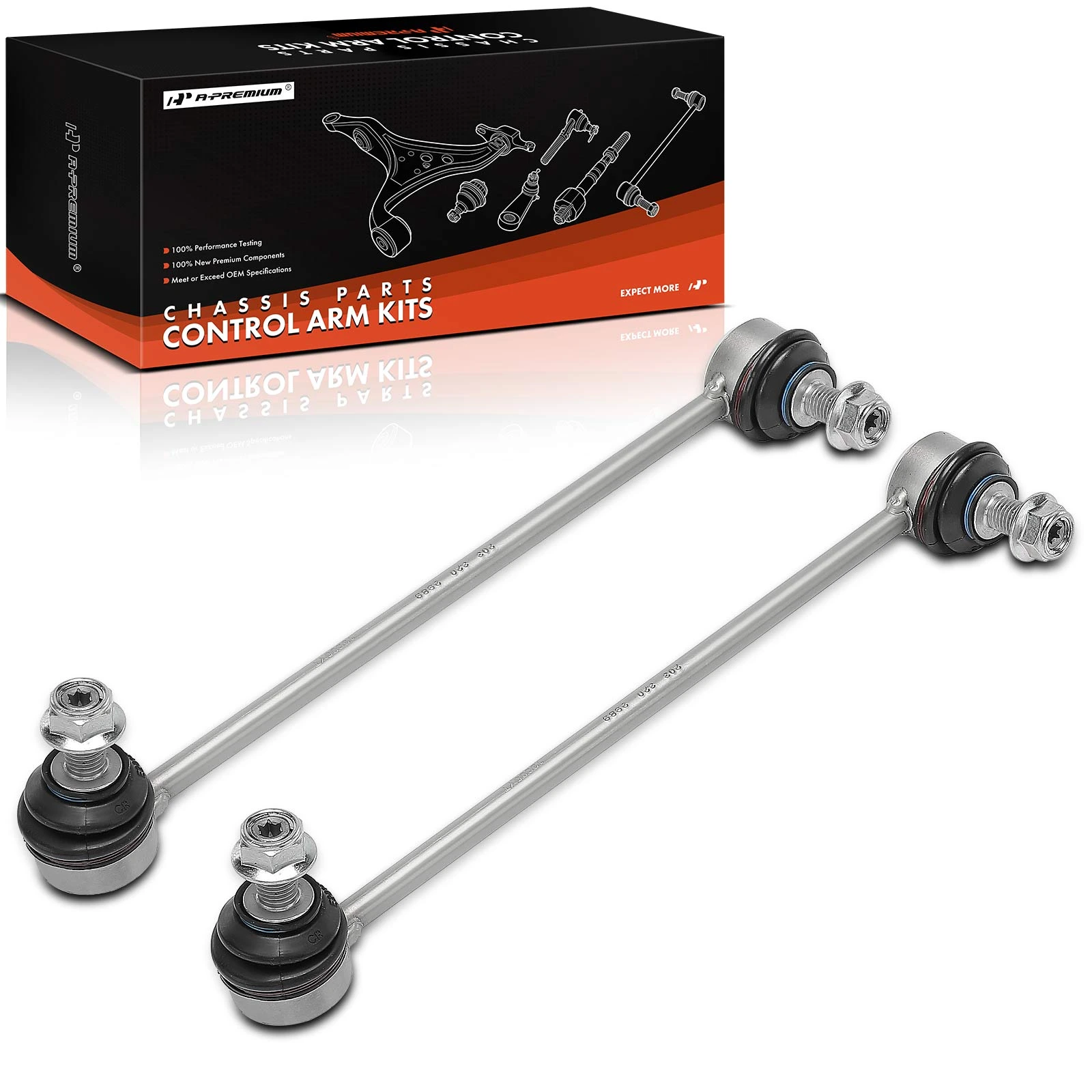 2 Pcs Front Sway Bar Link