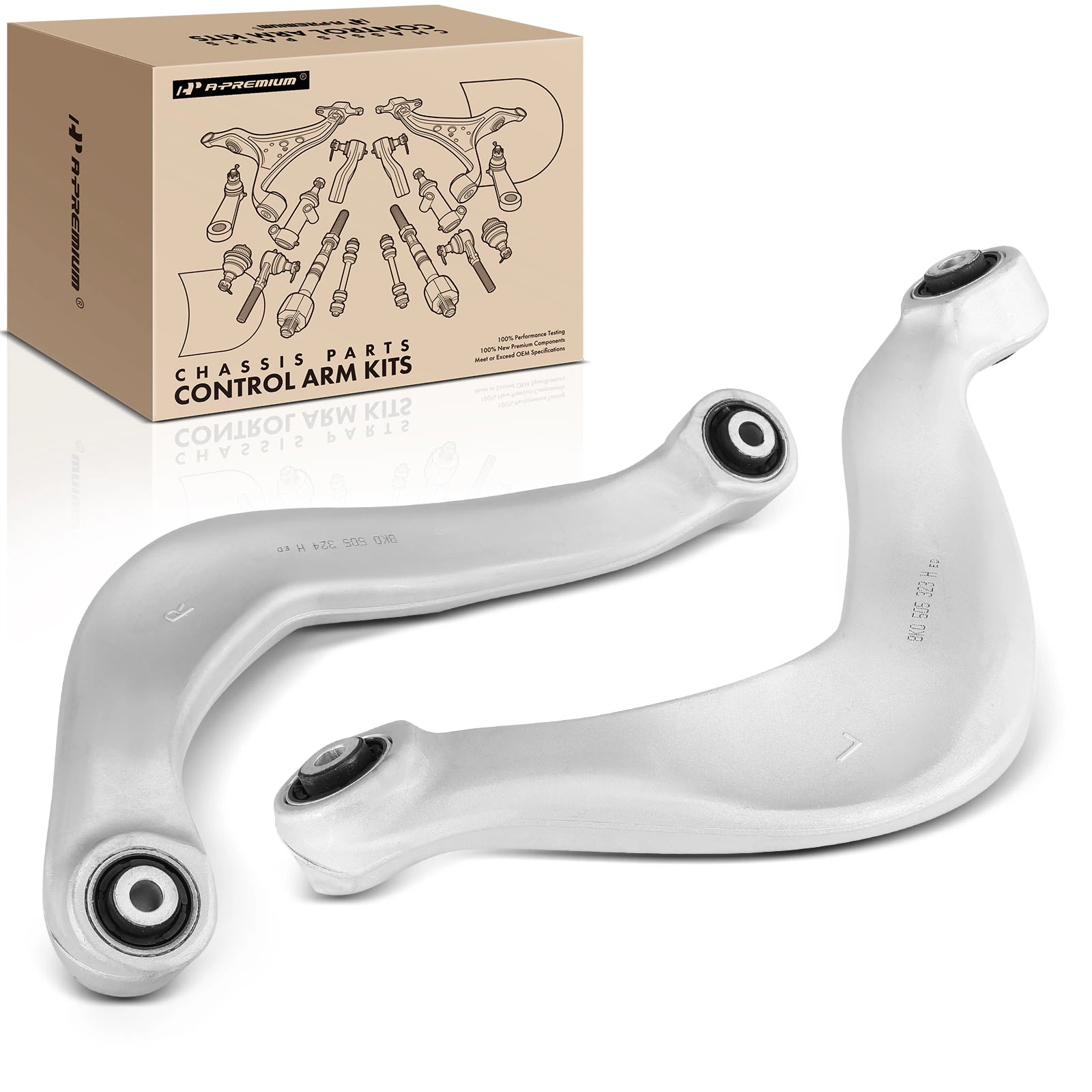 2 Pcs Rear Upper Control Arm