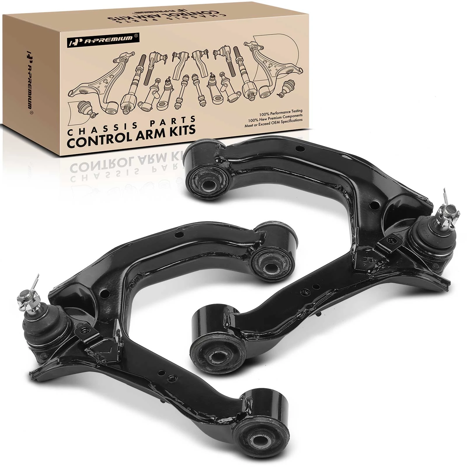 2-Pc Control Arm and Ball Joint Kit, Front Upper with Ball Joint A-Premium APCA6247