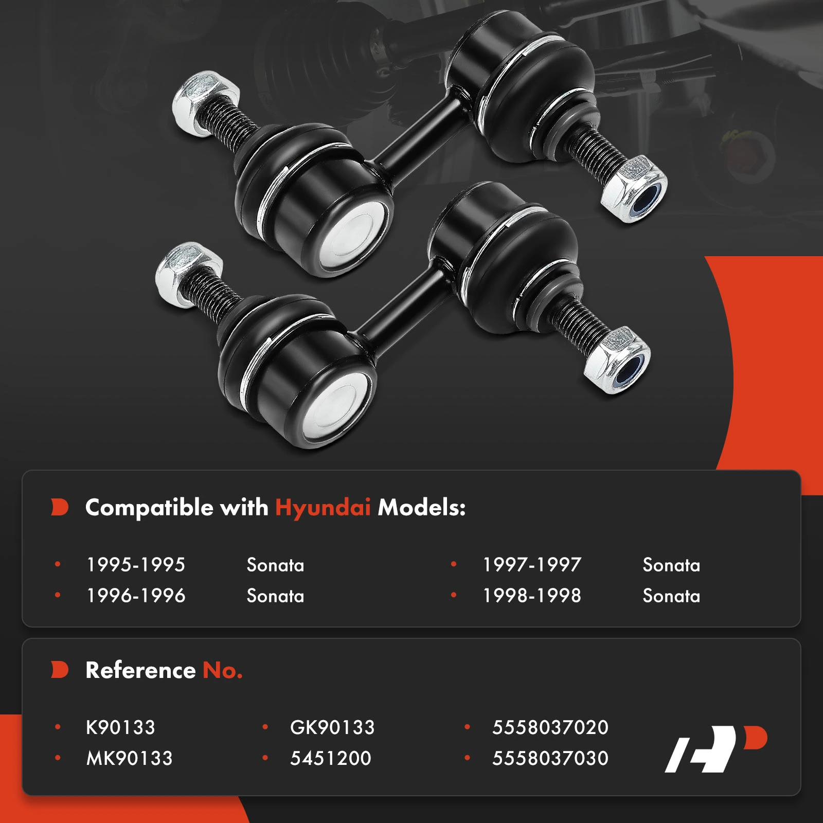 Sway Bar Link Rear Driver & Passenger A-Premium APCA7657