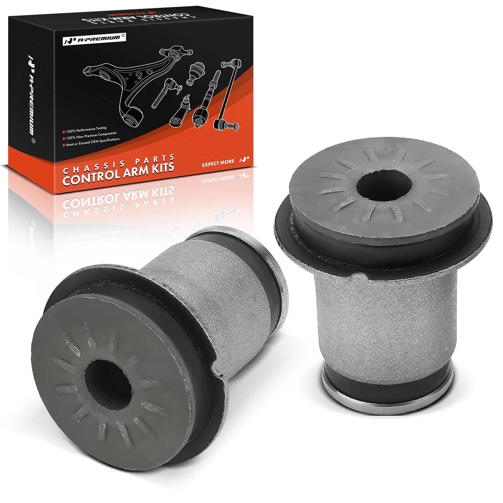 2 Pcs Front Upper Suspension Control Arm Bushing Kit