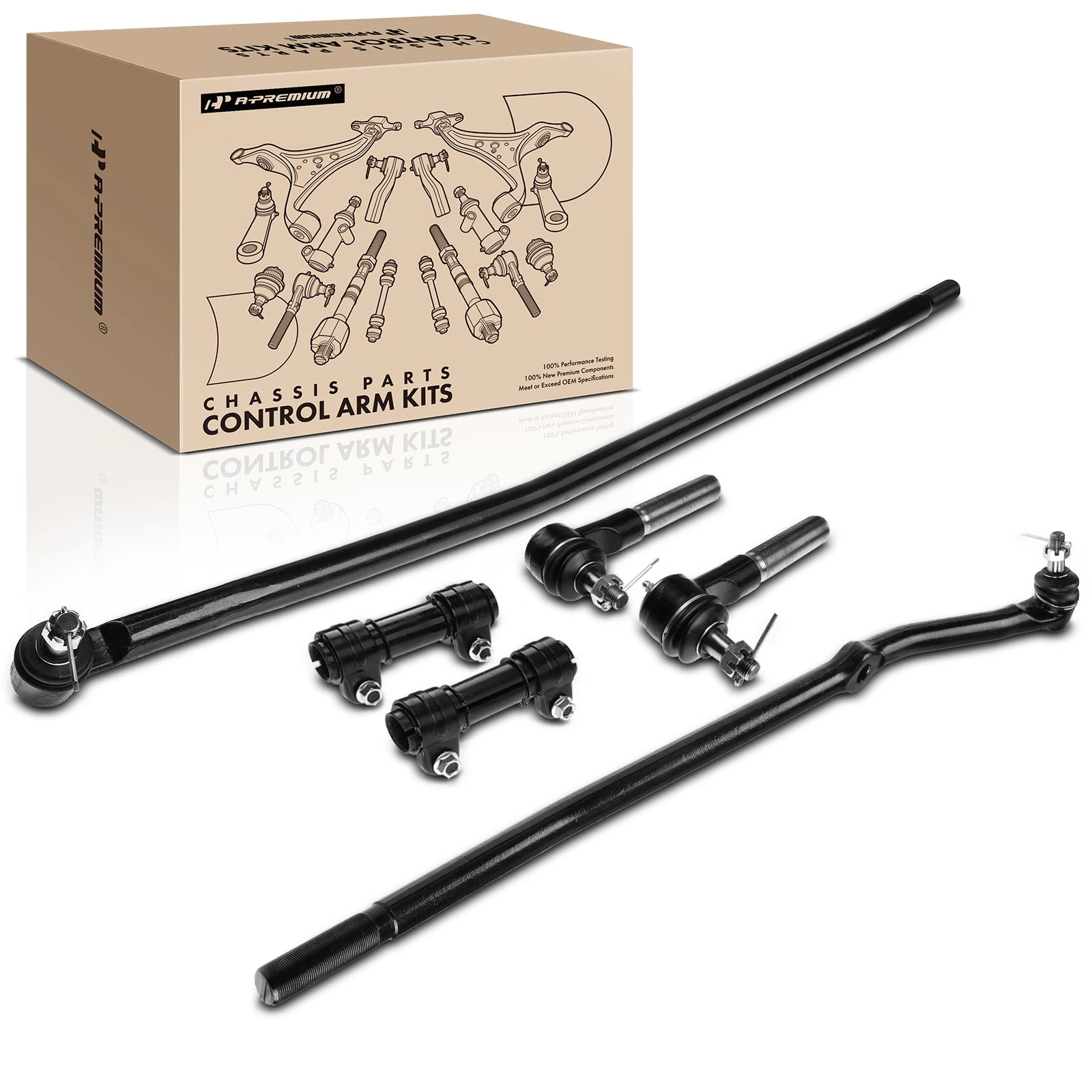 New 13pcs Front Suspension Tie Rods Track Bar Kit For Dodge Ram 1500