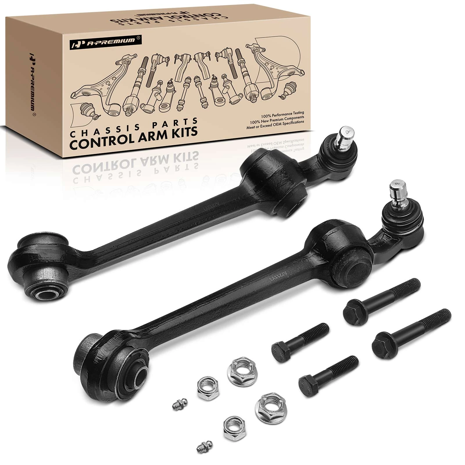 1993-1997 Eagle Vision 2pc Control Arm and Ball Joint Kit, Front Lower with Ball Joint A-Premium APCA0671