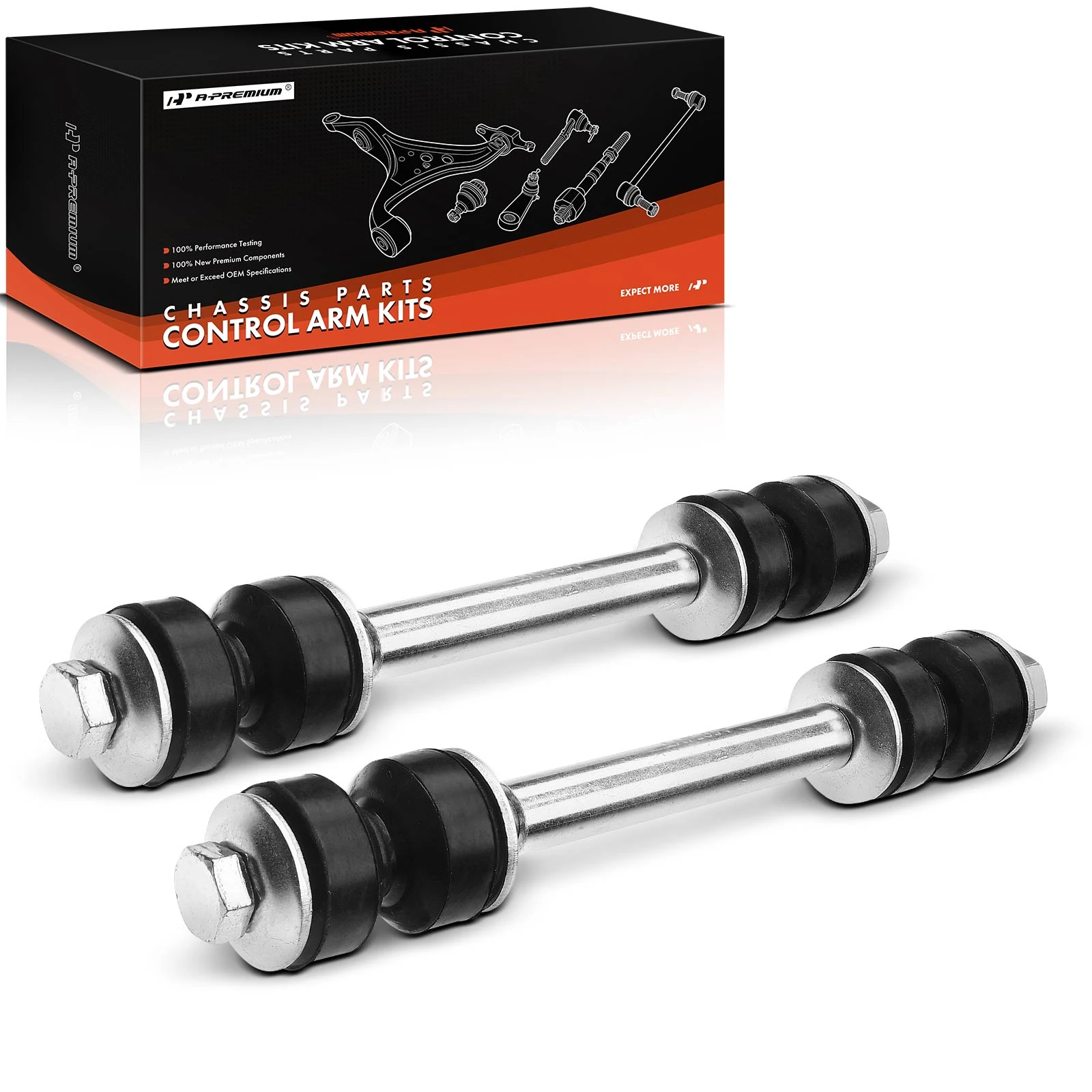 2 Pcs Front Stabilizer Bar End Link