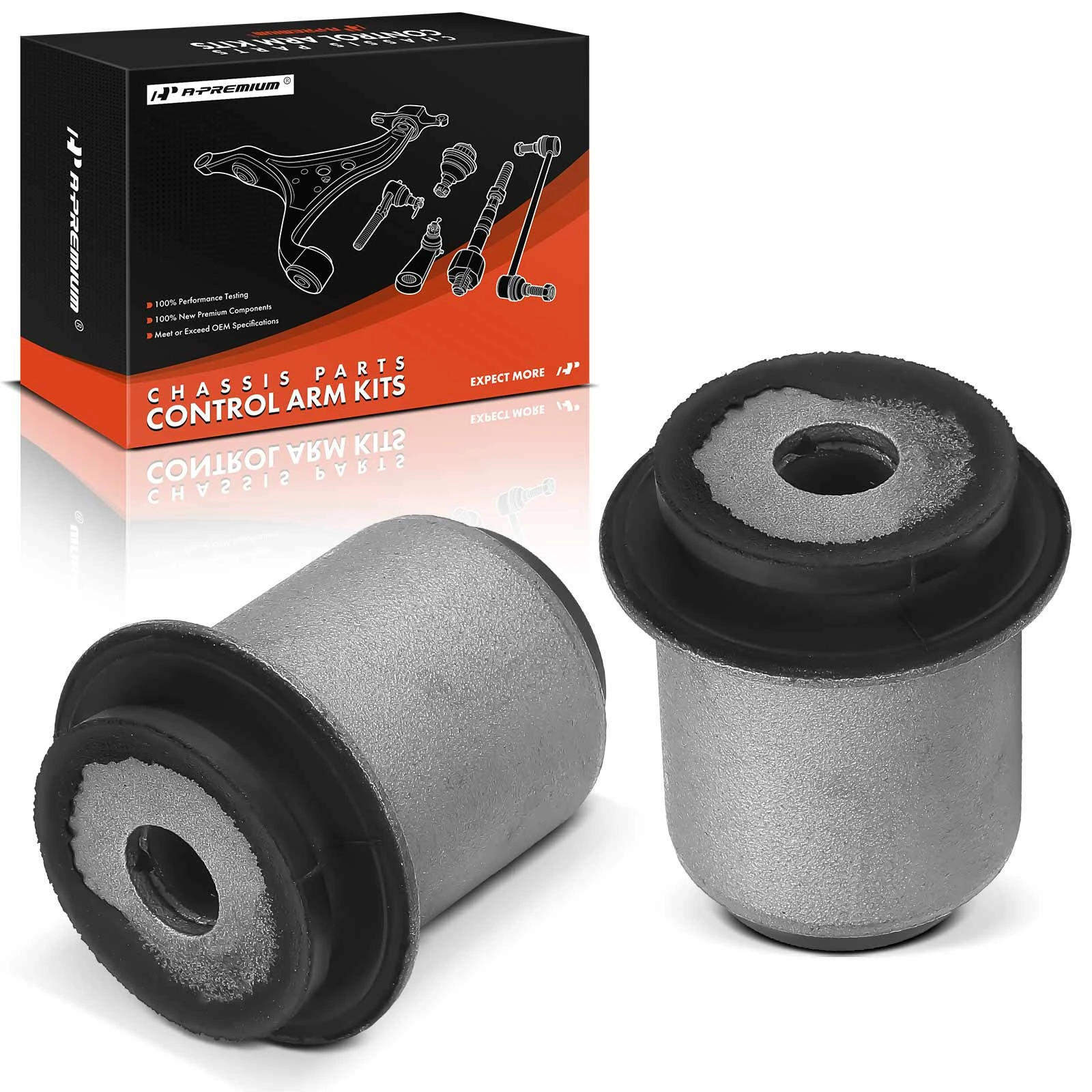 2006-2010 Hummer H3 2-Pc Control Arm Bushing, Front Upper A-Premium APCA7457