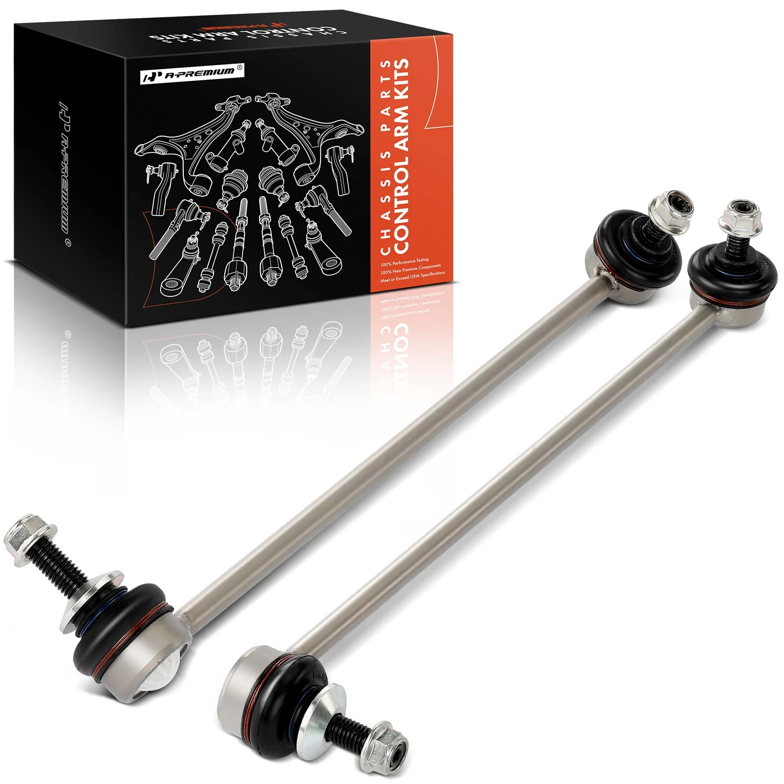 2 Pcs Front Left & Right Stabilizer Bar Link