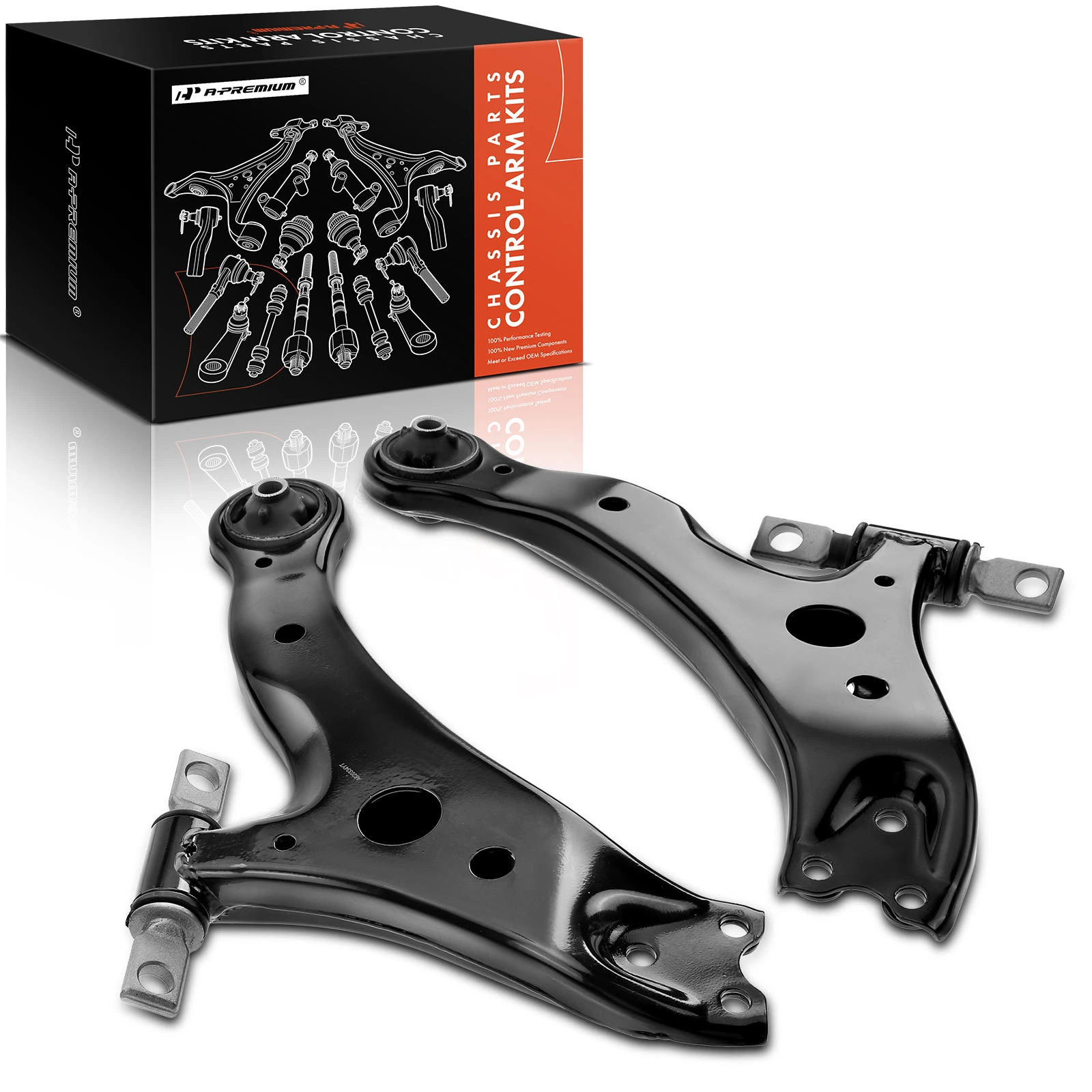 2 Pcs Front Lower Control Arms Assembly