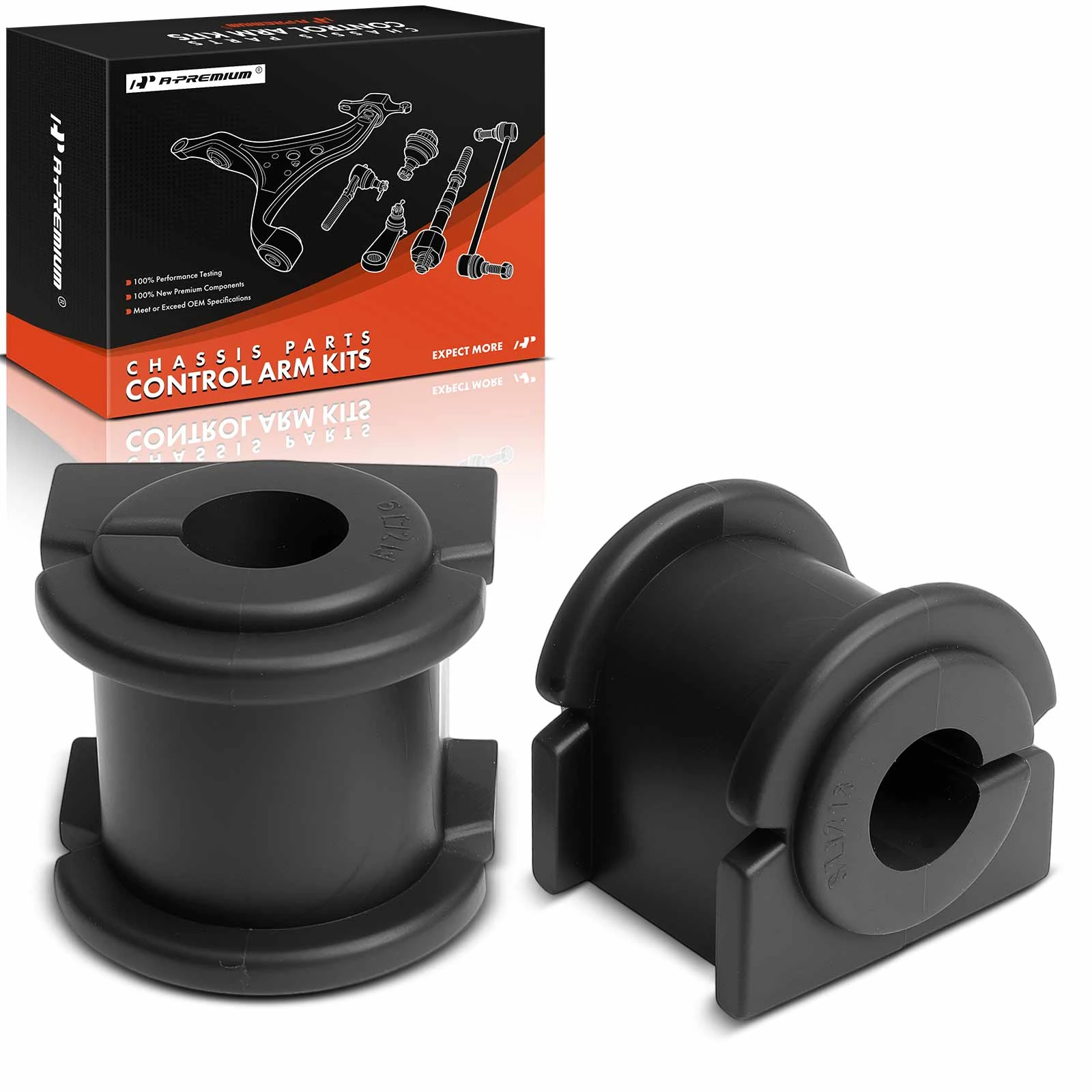 2 Pcs Rear To Frame Sway Bar Bushing Kit