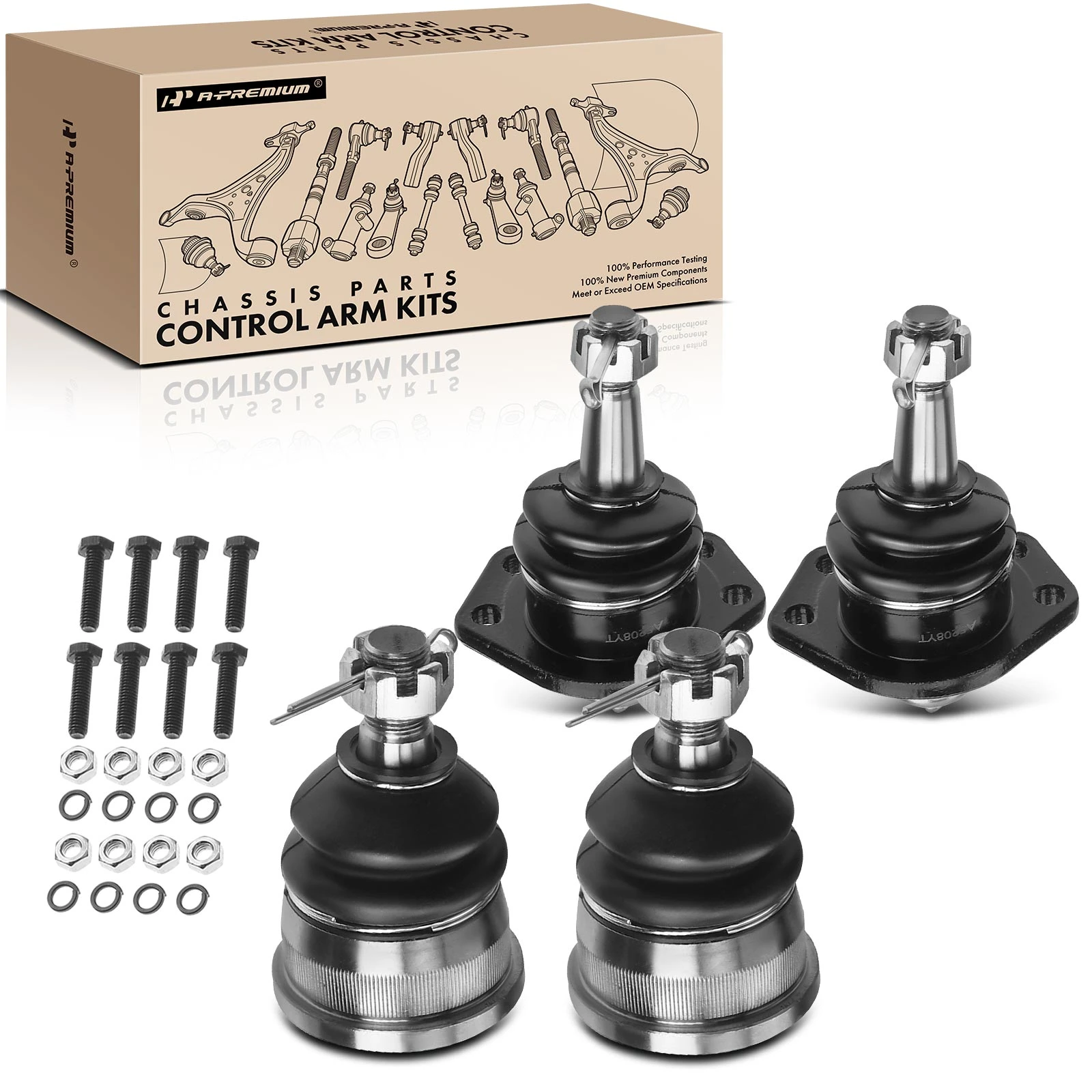 1985-2005 GMC Safari Ball Joint Front Lower & Upper A-Premium APCA2182