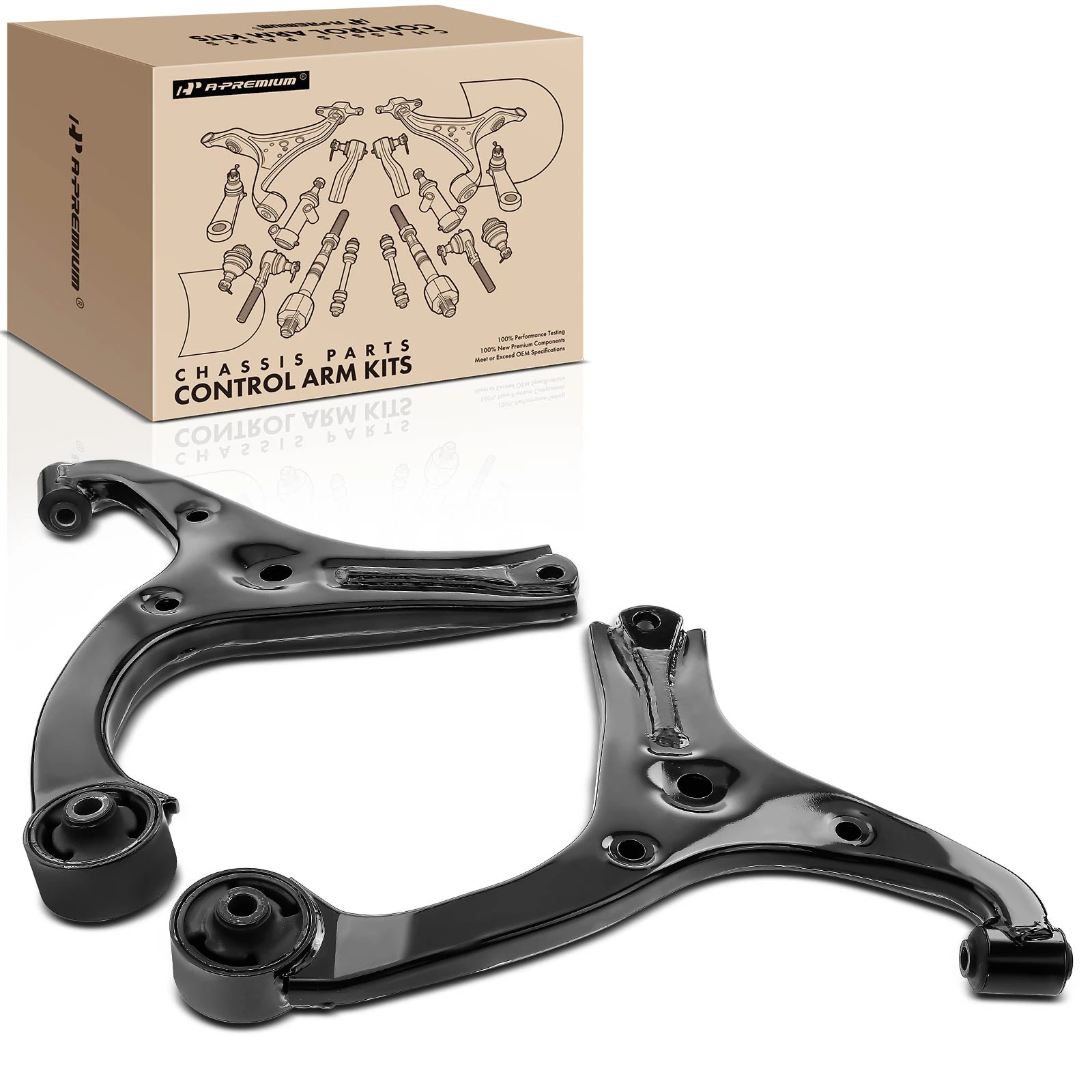 2 Pcs Front Lower Control Arms