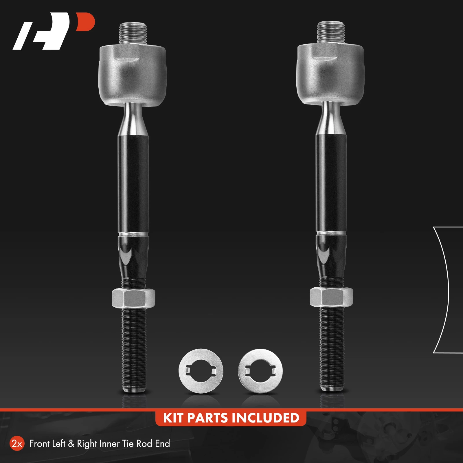 2 Pcs Front Inner Tie Rod End for Dodge Durango Jeep Grand Cherokee 2016-2021