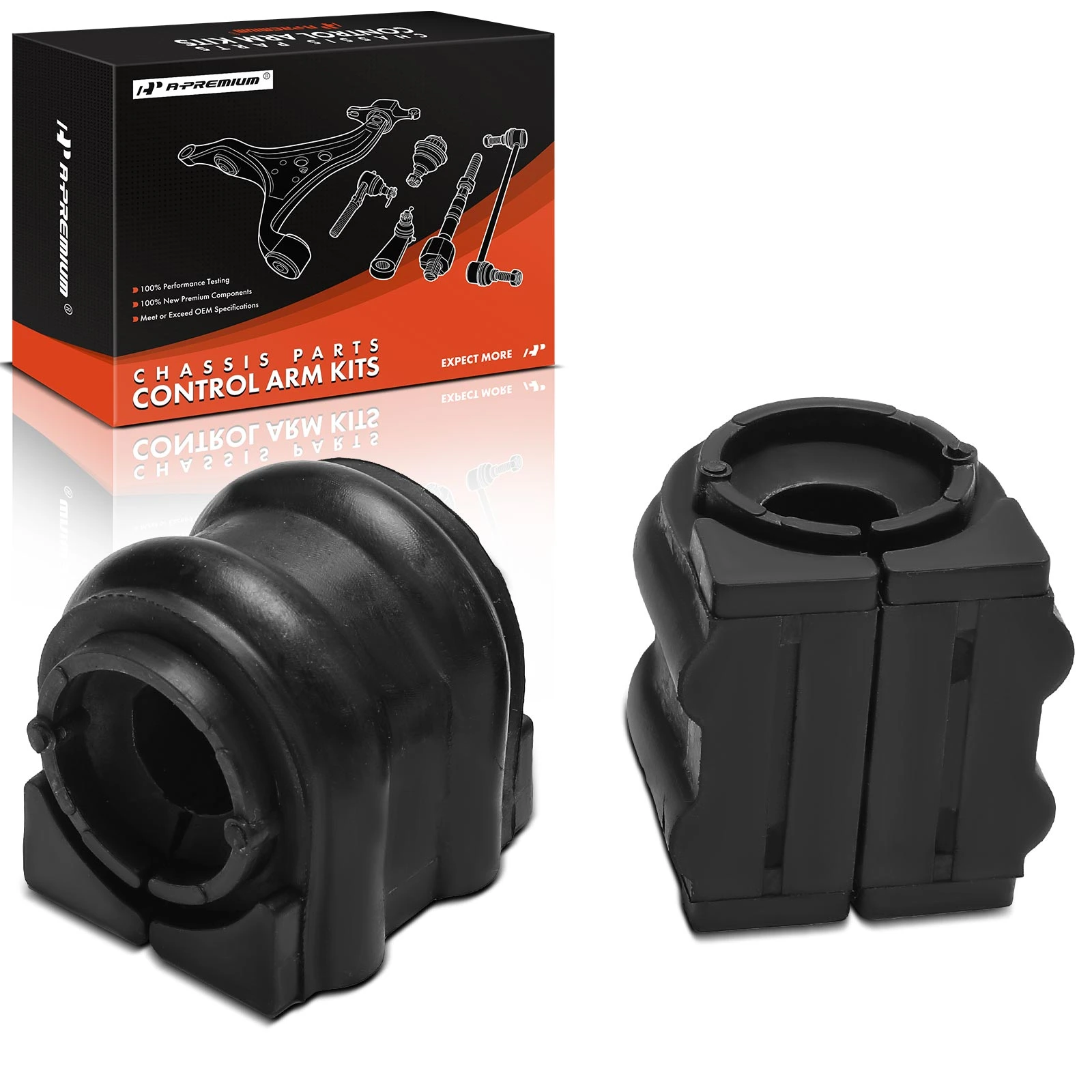 2019-2021 Kia Sedona 2pc Sway Bar Bushing Kit, Rear To Frame A-Premium APCA9659