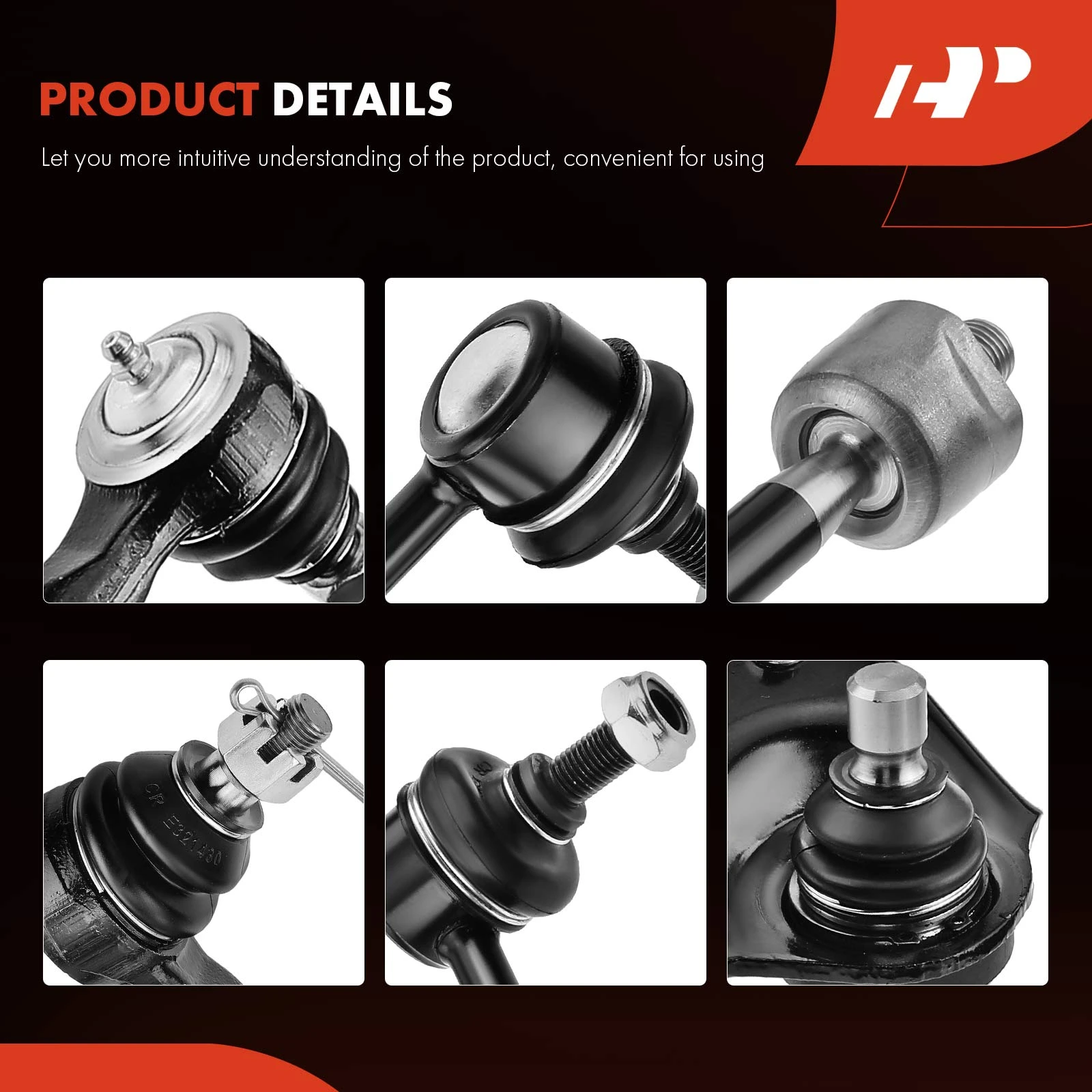 4PC Front Inner Outer Tie Rod Ends For Ford Escape Mazda Tribute - Foto 2