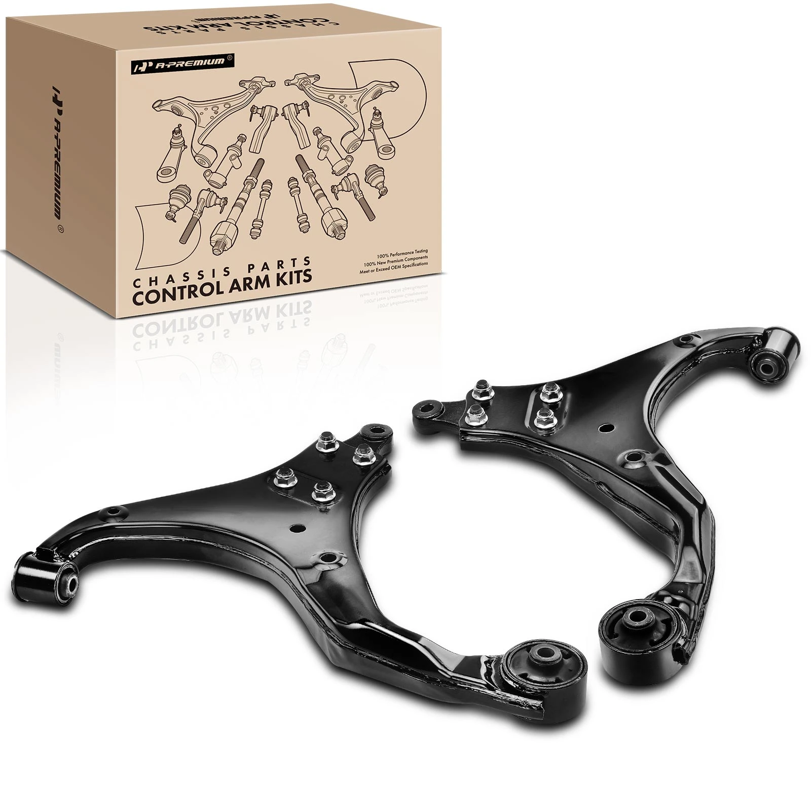 2005-2010 Kia Sportage 2pc Control Arm, Front Side A-Premium APCA4959