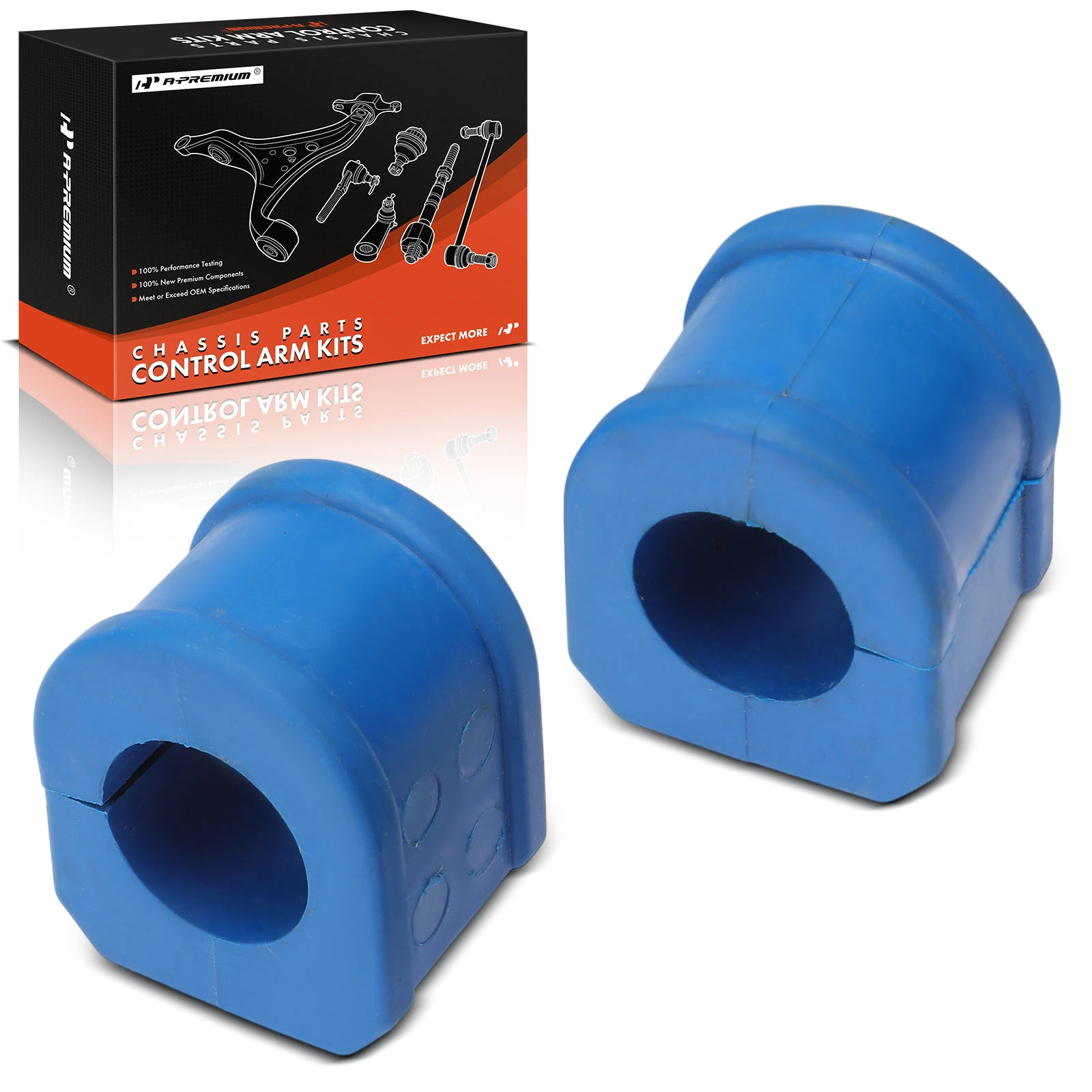 2 Pcs Front To Frame Sway Bar Bushing Kit