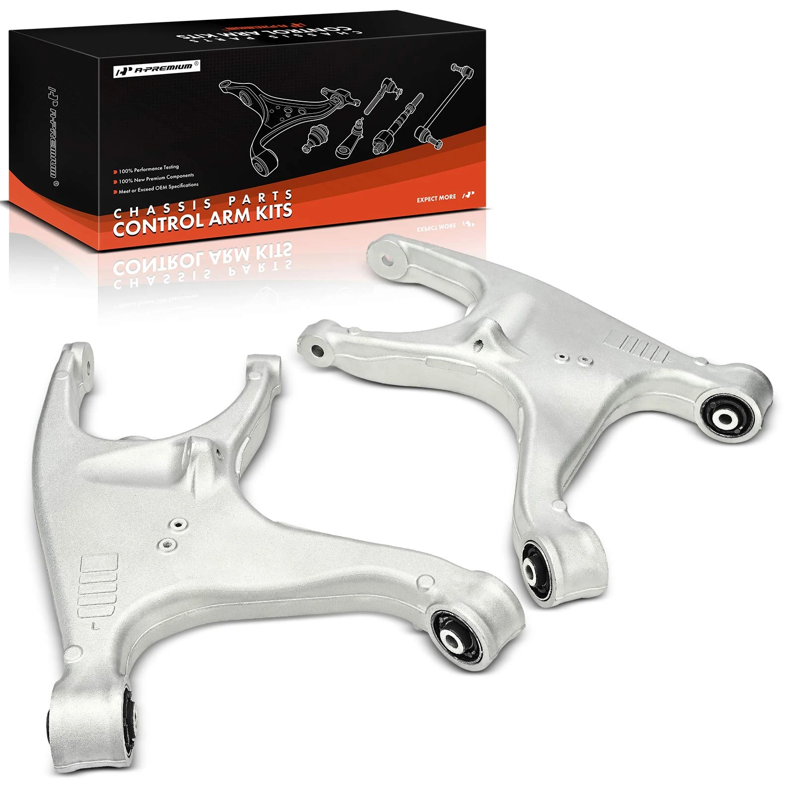 2 Pcs Rear Lower Control Arm