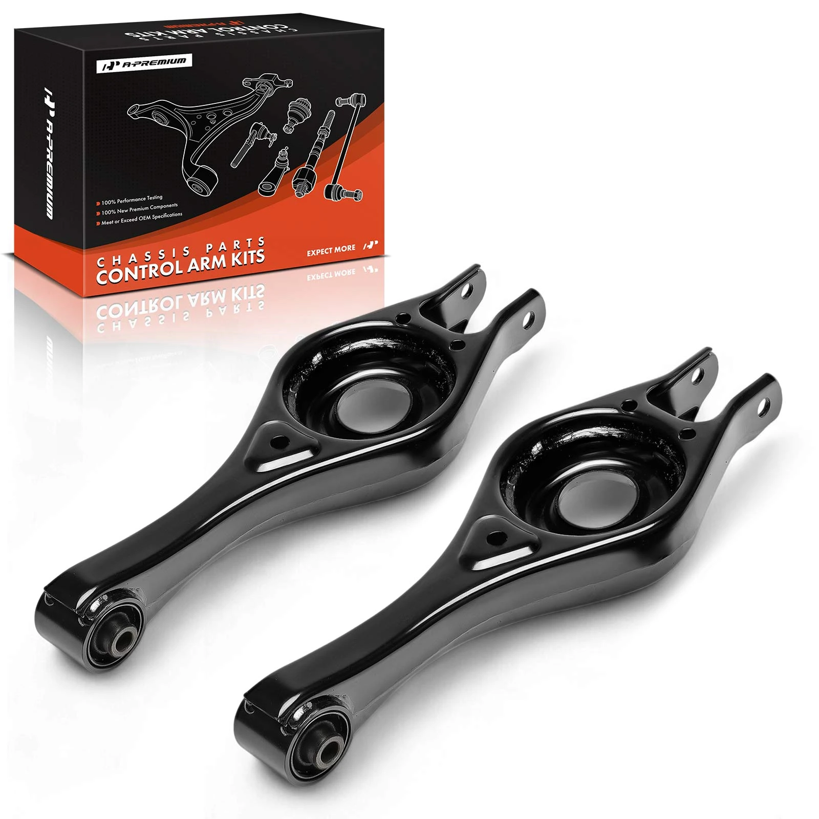 2006-2010 Kia Optima 2pc Control Arm, Rear Driver & Passenger Lower Rearward A-Premium APCA9207