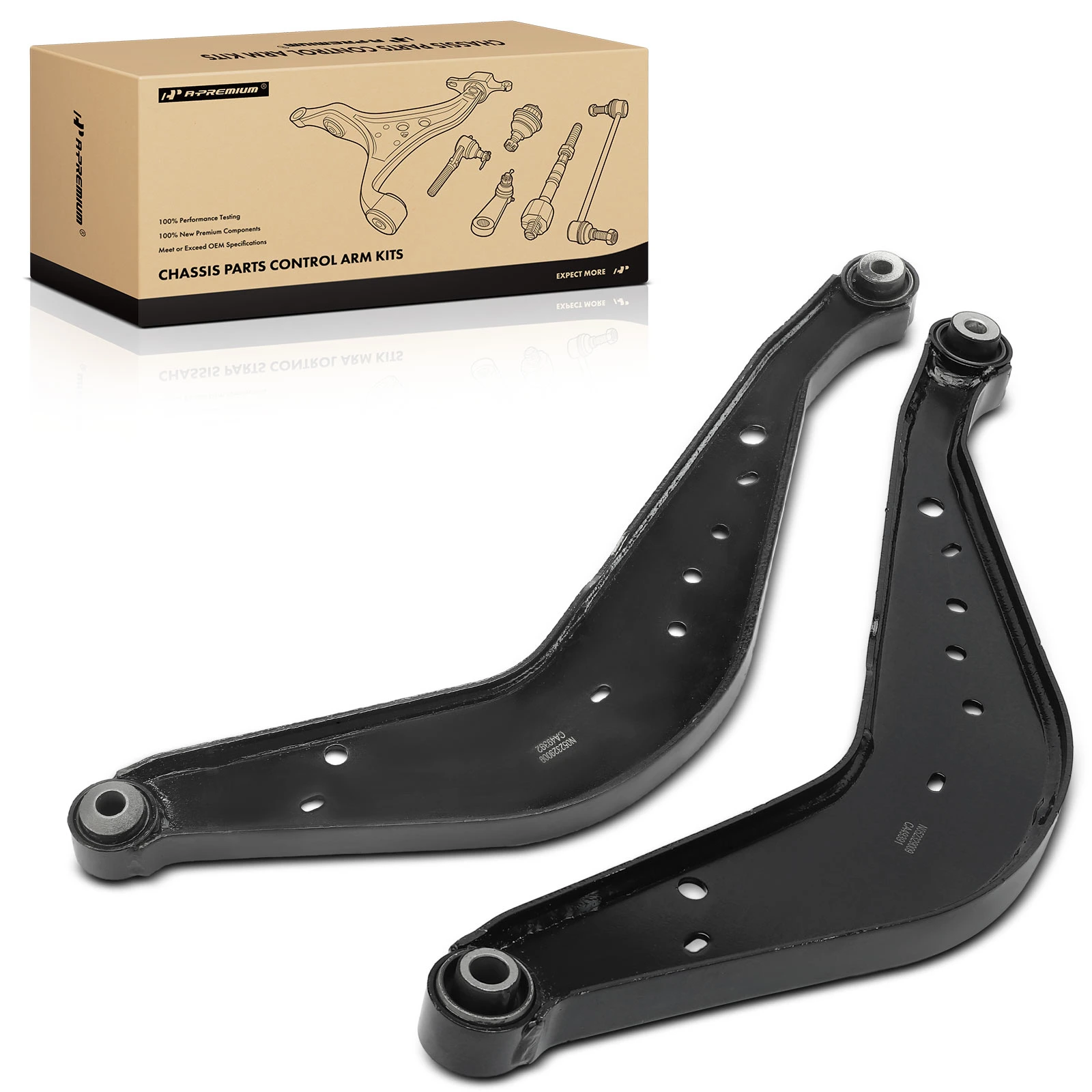 2 Pcs Rear Lower Rearward Lateral Arm