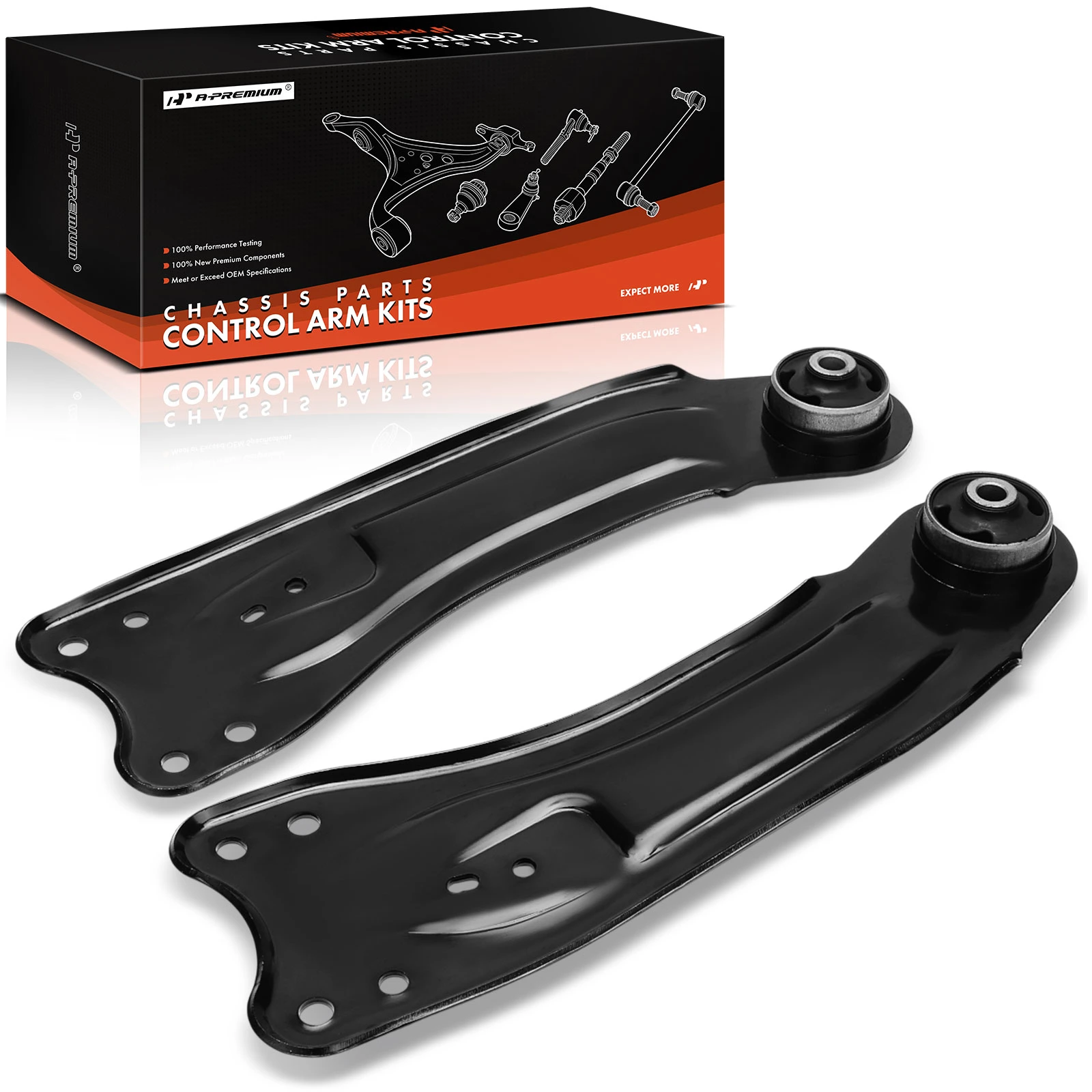 2011-2015 Lincoln MKX 2-Pc Trailing Arm, Rear Driver & Passenger A-Premium APCA8452