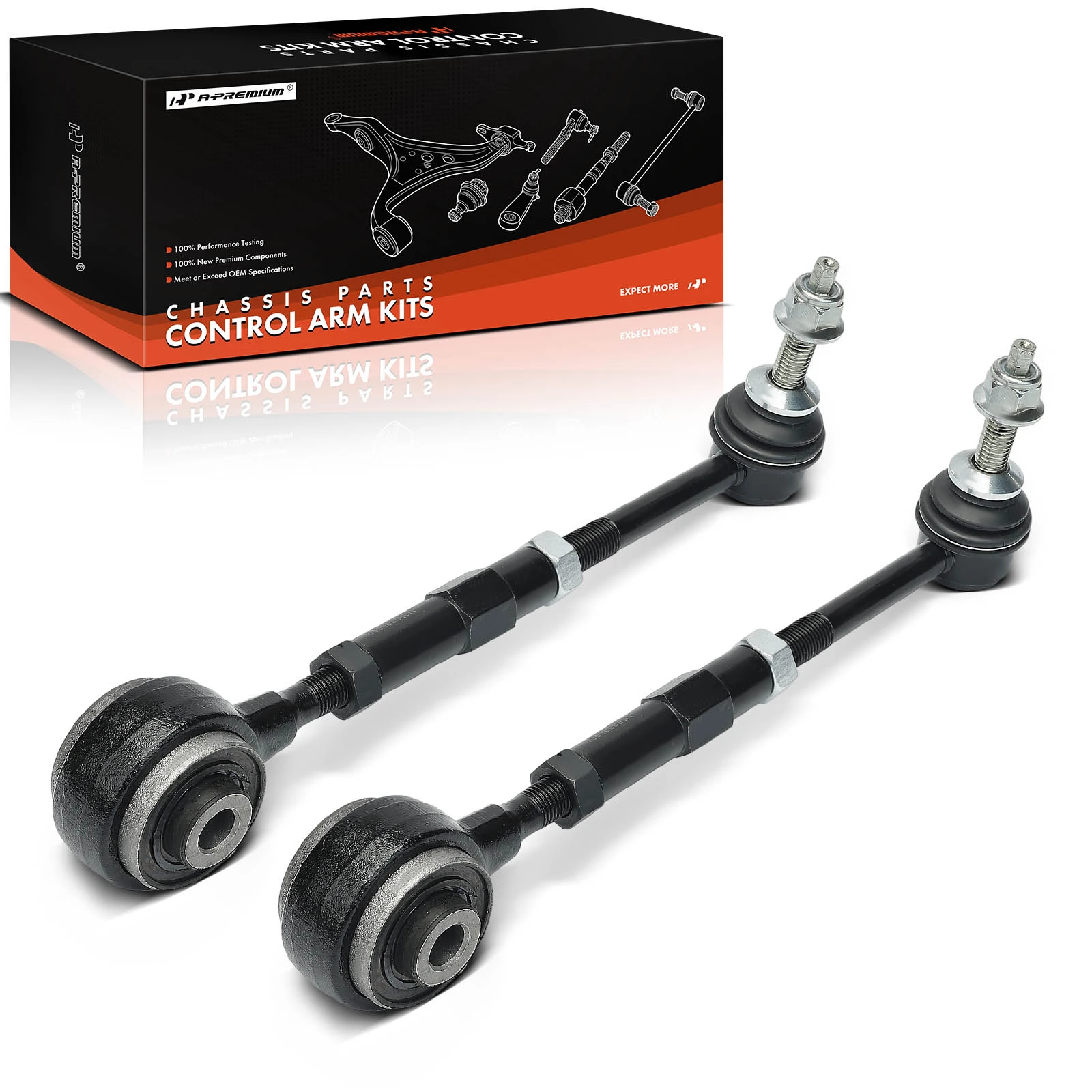 2011-2019 Lincoln MKT 2pc Control Arm and Ball Joint Kit, Rear Upper Forward with Ball Joint A-Premium APCA6073