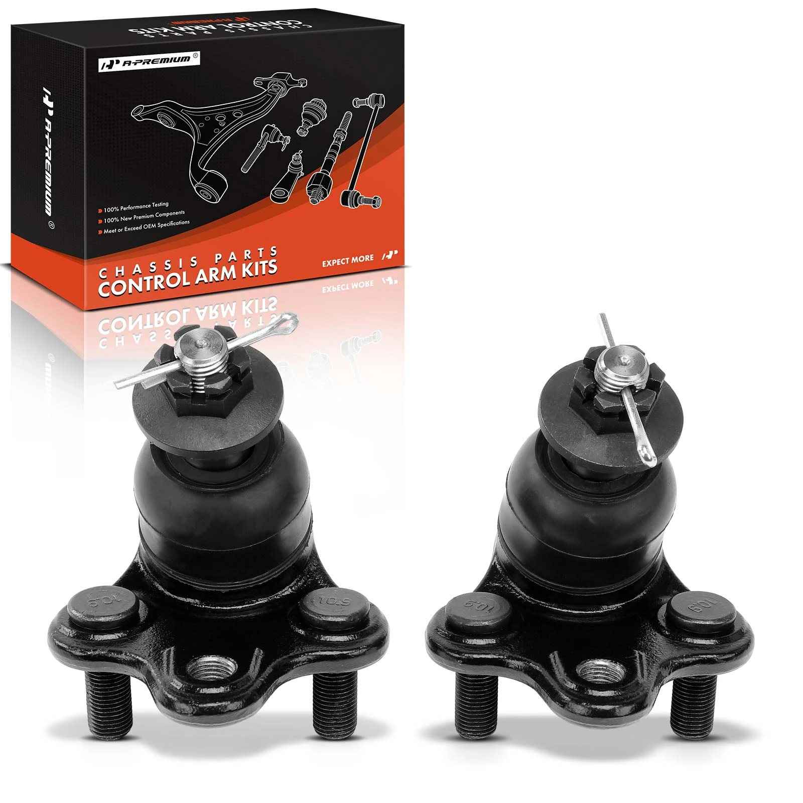 2 Pcs Front Lower Ball Joint Kit
