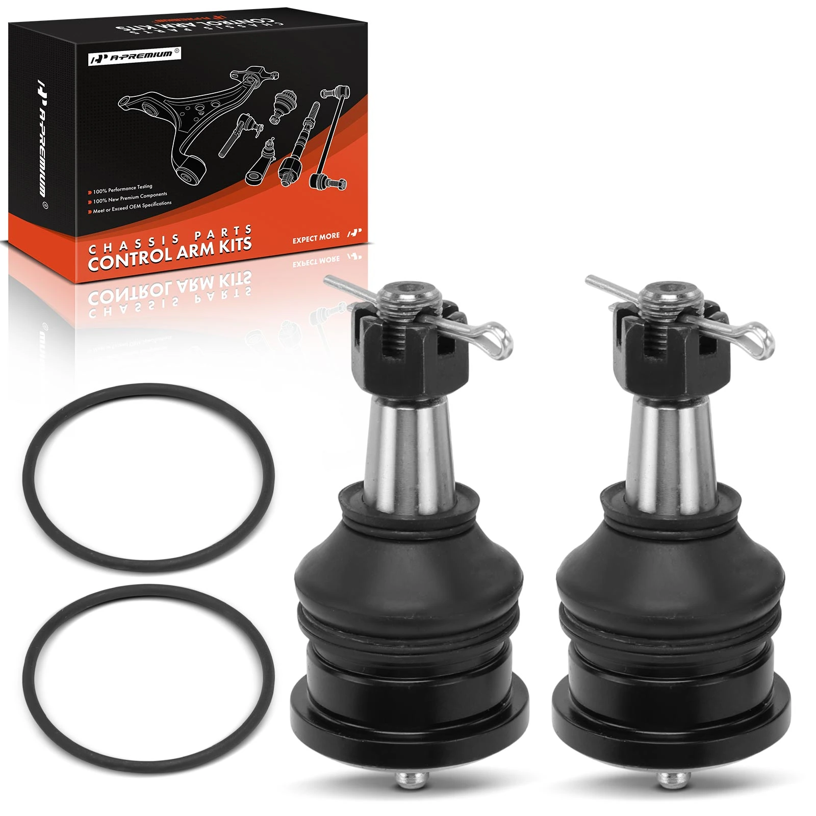 2 Pcs Front Lower Ball Joint Kit