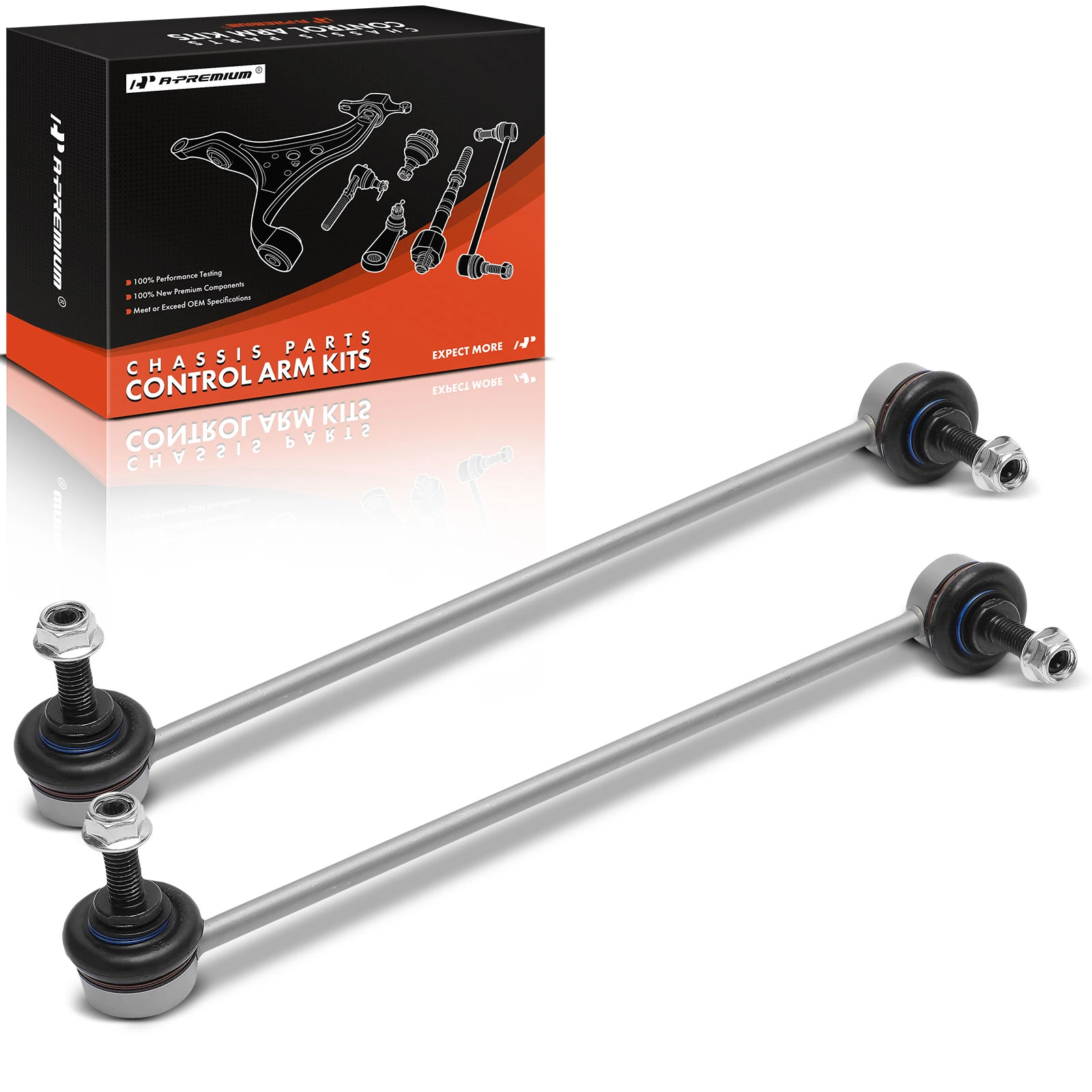 2 Pcs Front Sway Bar Link Kit