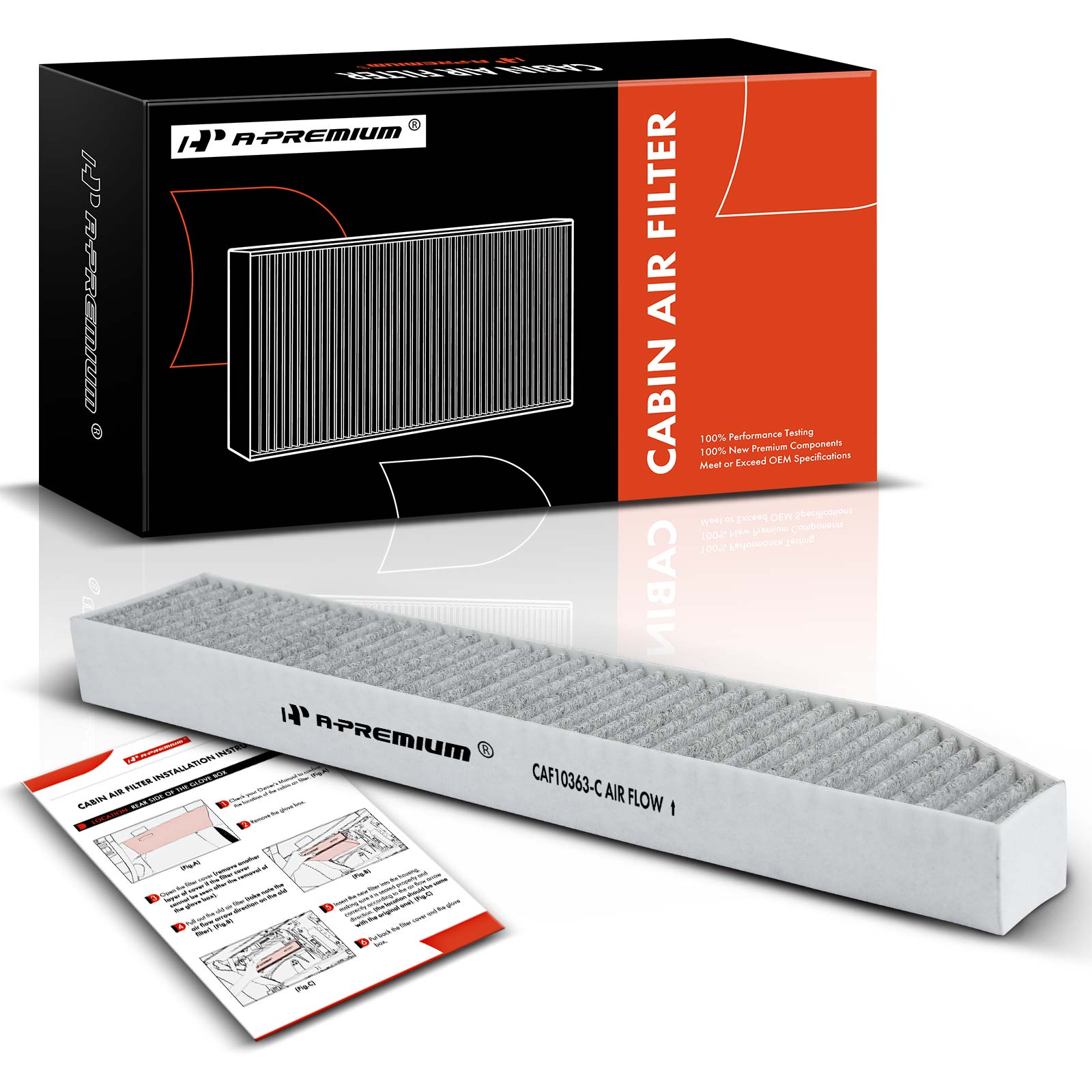 Activated Carbon Cabin Air Filter for 1999-2010 Jeep Grand Cherokee