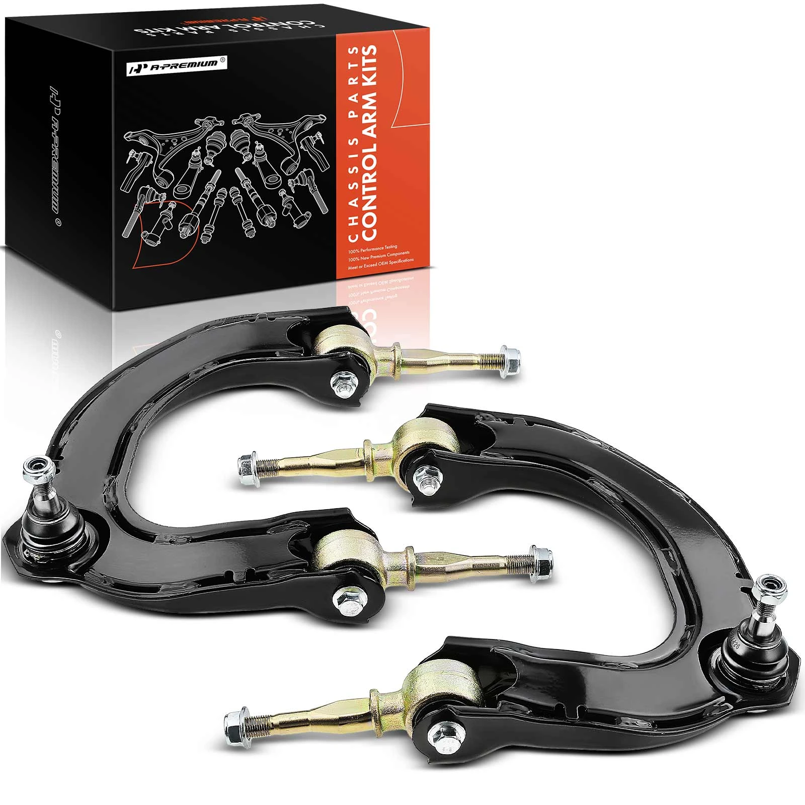 2001-2006 Kia Magentis 2pc Control Arm and Ball Joint Kit, Front Upper with Ball Joint A-Premium APCA0770