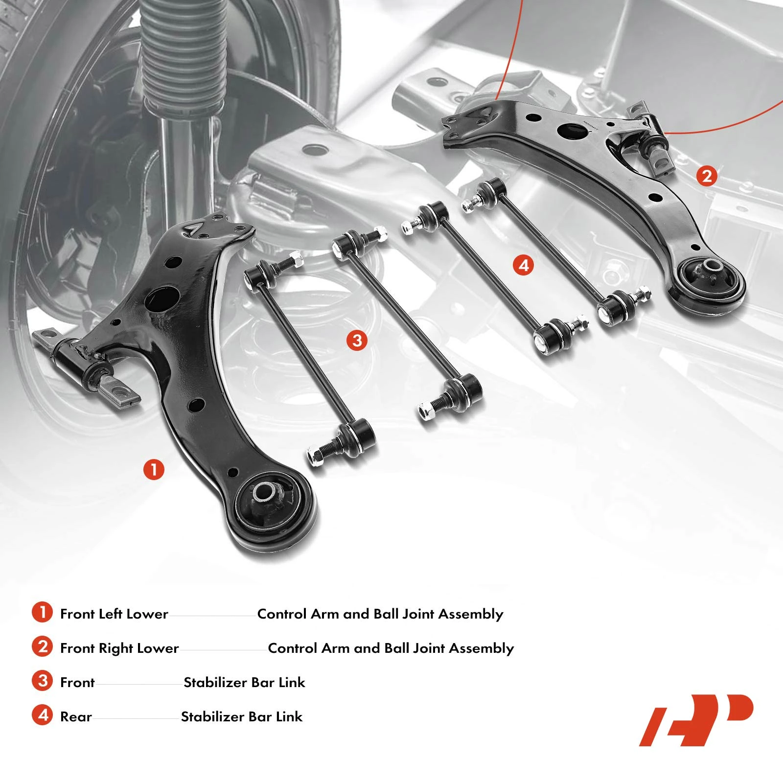 CUGANO 2PCS Front Upper Control Arm and Ball Joint Assembly Comp 並行輸入品 : CUGANO 2PCS Front Upper Control Arm and Ball Joint