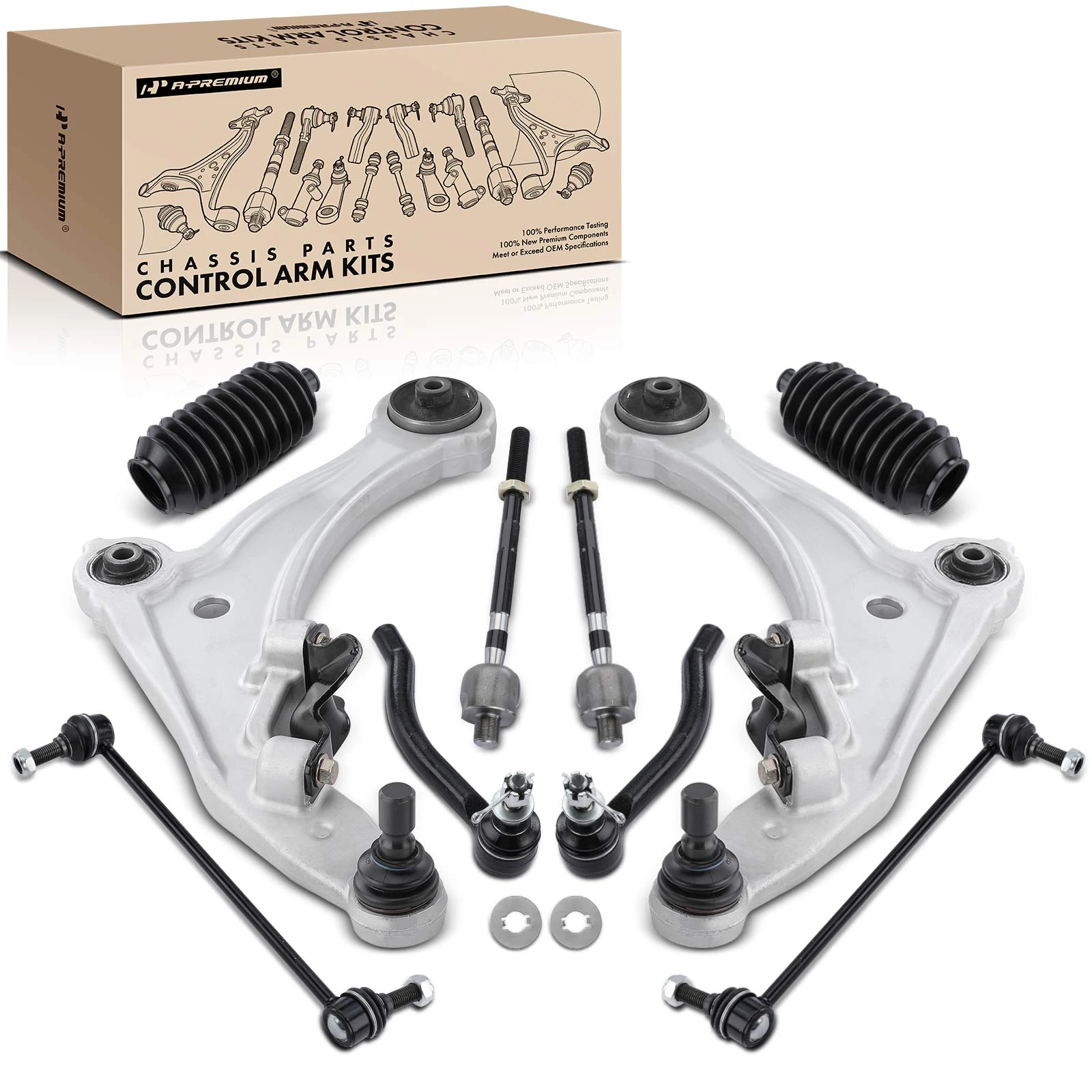 A-Premium Front Suspension Steering Knuckle Compatible with Toyota Sienna 2004-2010, FWD, Left Driver Side, Replace # 43212-08010 A-Premium Front Suspension Kit Control Arm Ball Joint Tie Rod End Sway Bar  Link Compatible with BMW 528i, 535d, 535i, 550i, 640i, 640i Gran Coupe,