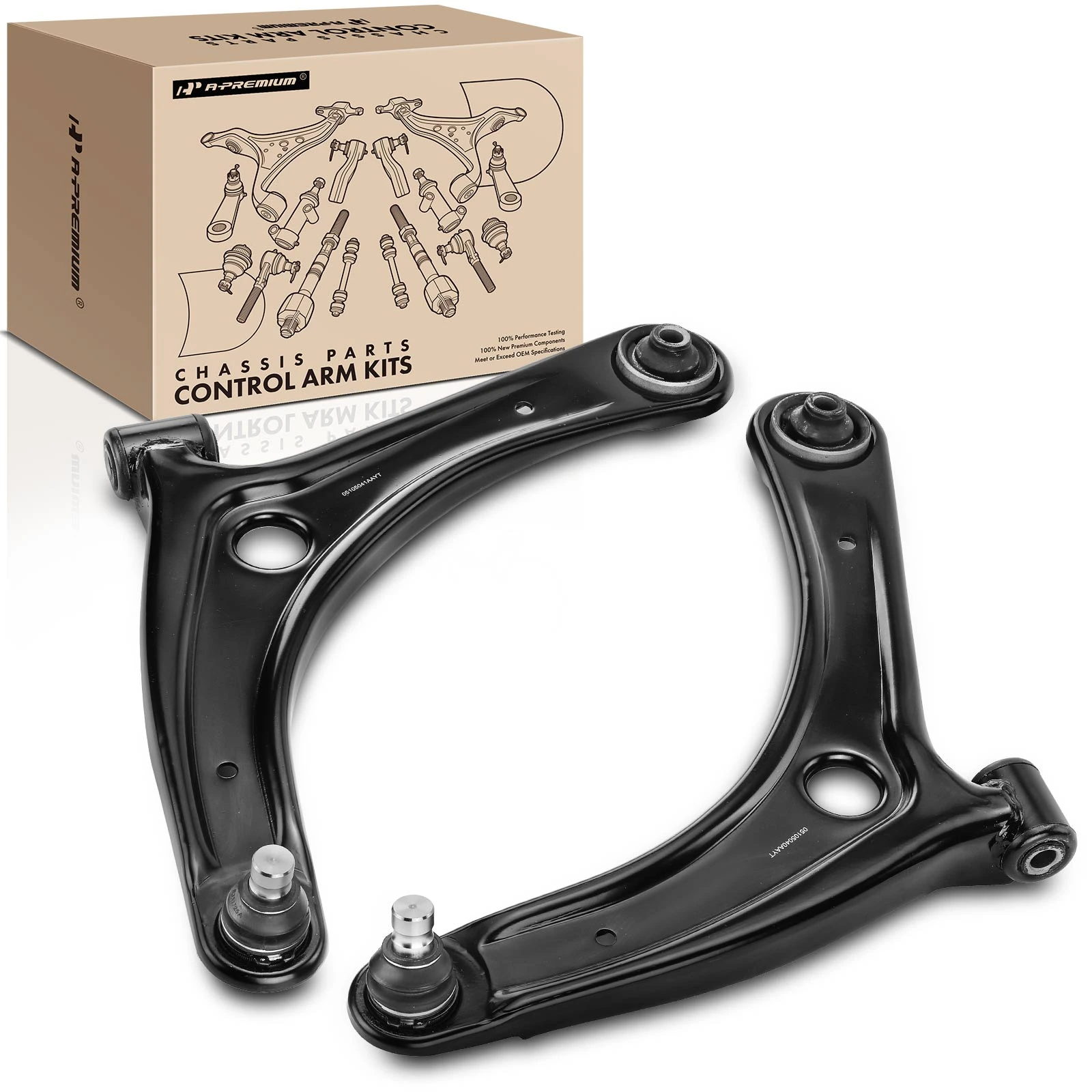 2 Pcs Front Lower Control Arm