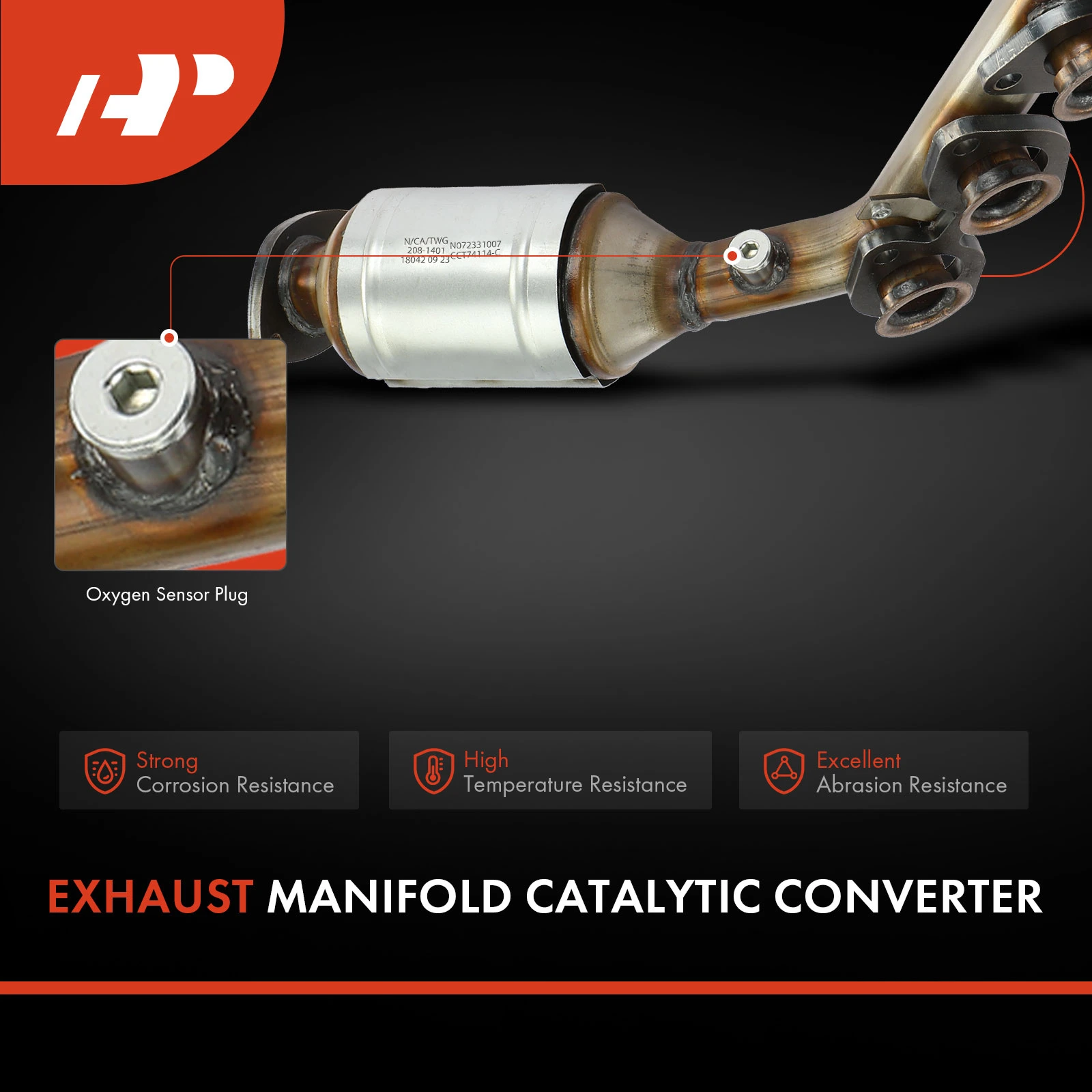 EP Supply 26149 Direct-Fit Rear Catalytic Converter For Toyota 4Runner / Lexus GX470 4.7L V8 2003-2004