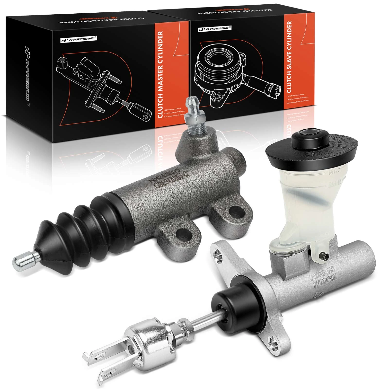 2 Pcs Clutch Master & Slave Cylinder for 1990-1995 Toyota Pickup